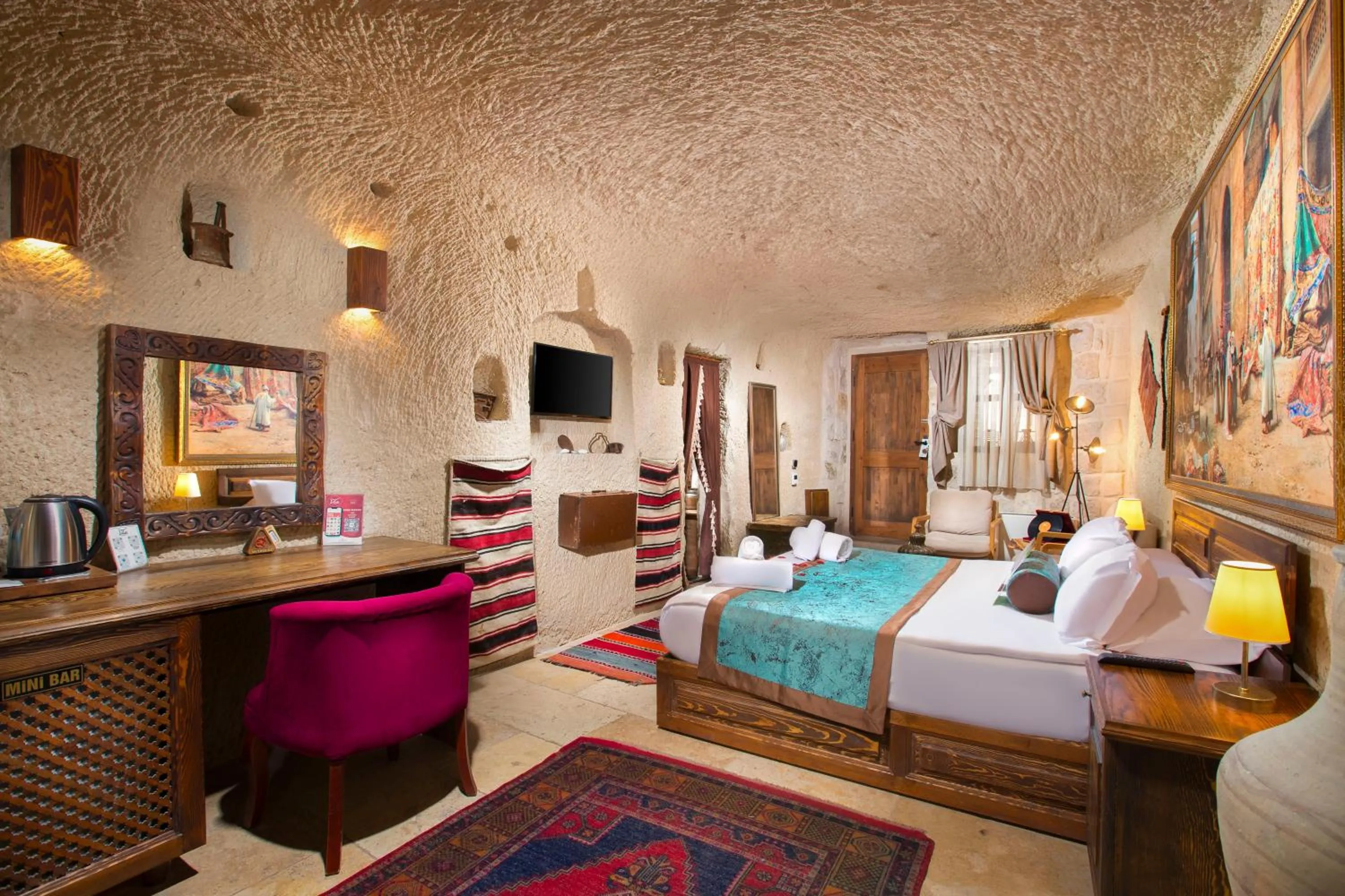Bedroom, Bed in Cappa Via Cave Hotel