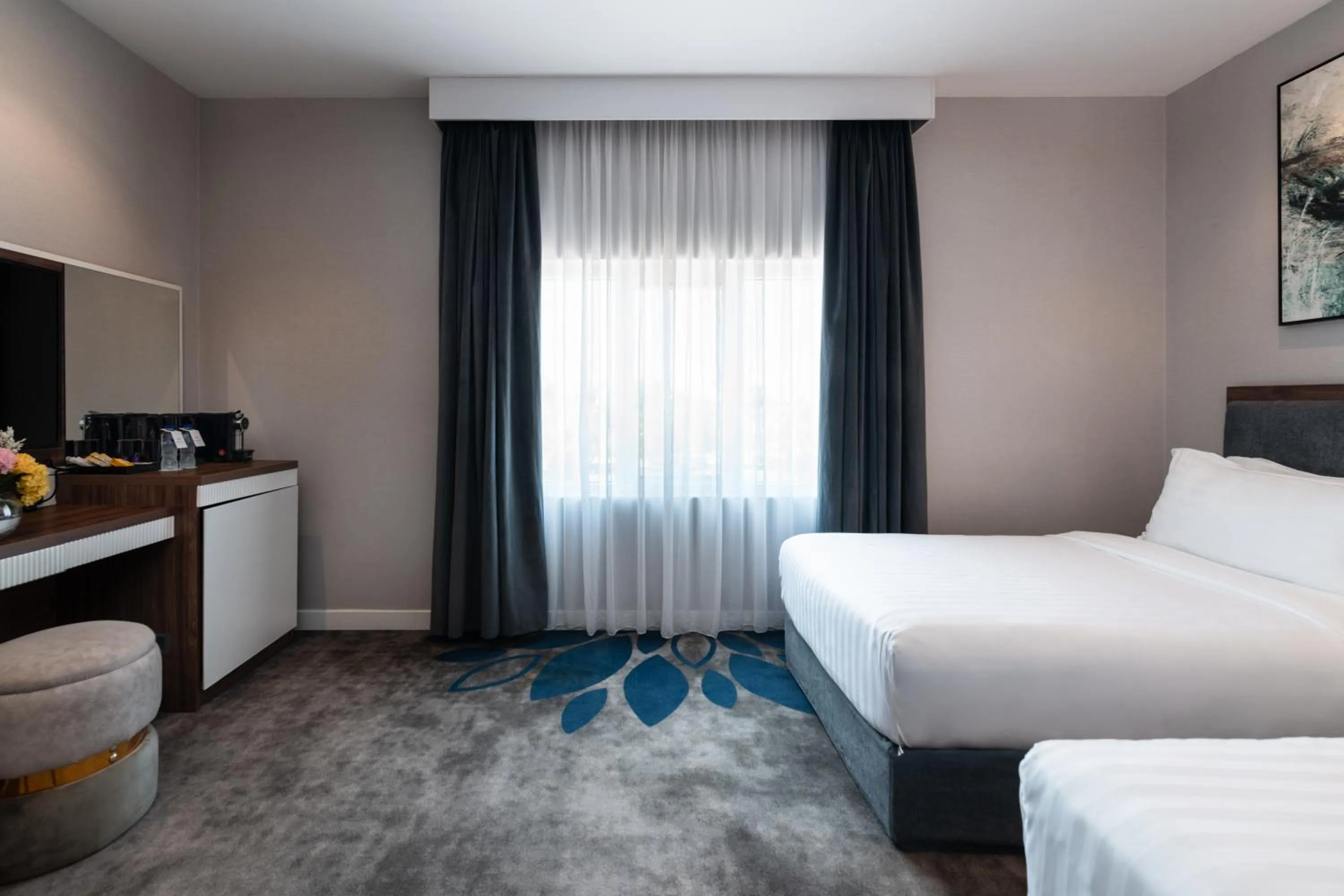 Bed in Warwick Al Jubail Hotel