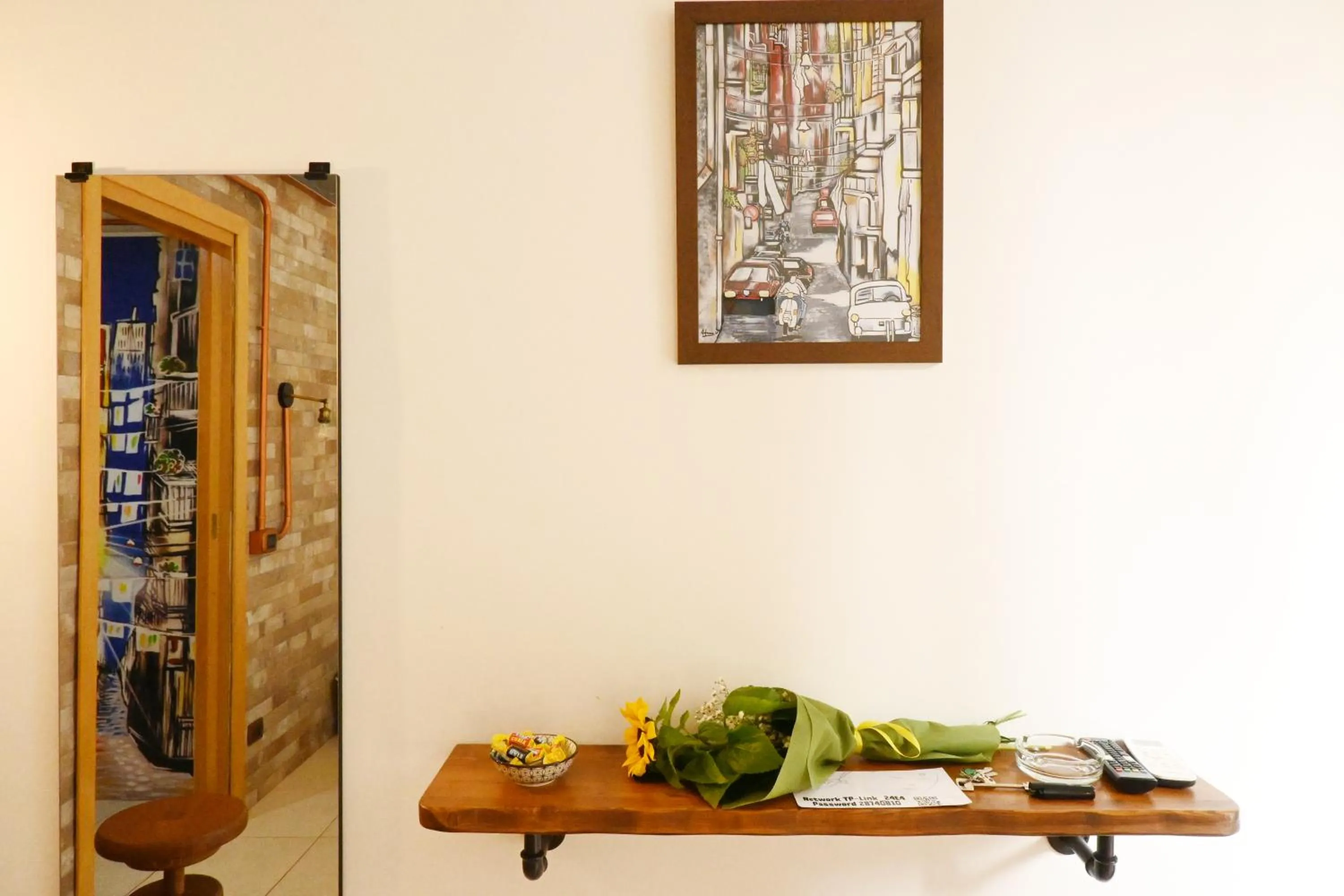 Decorative detail in Napoli Cityscape