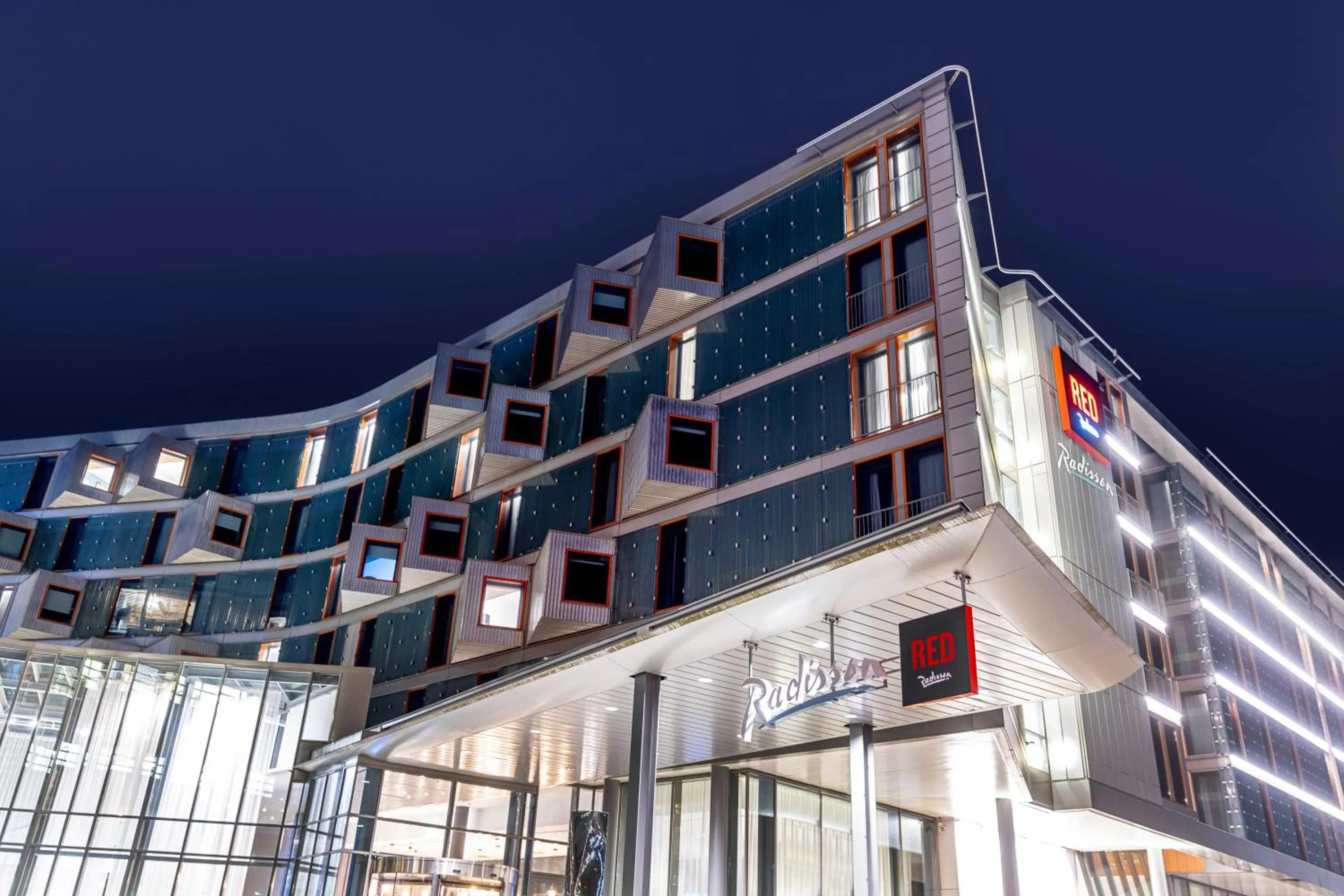 Property building in Radisson RED, Oslo Airport