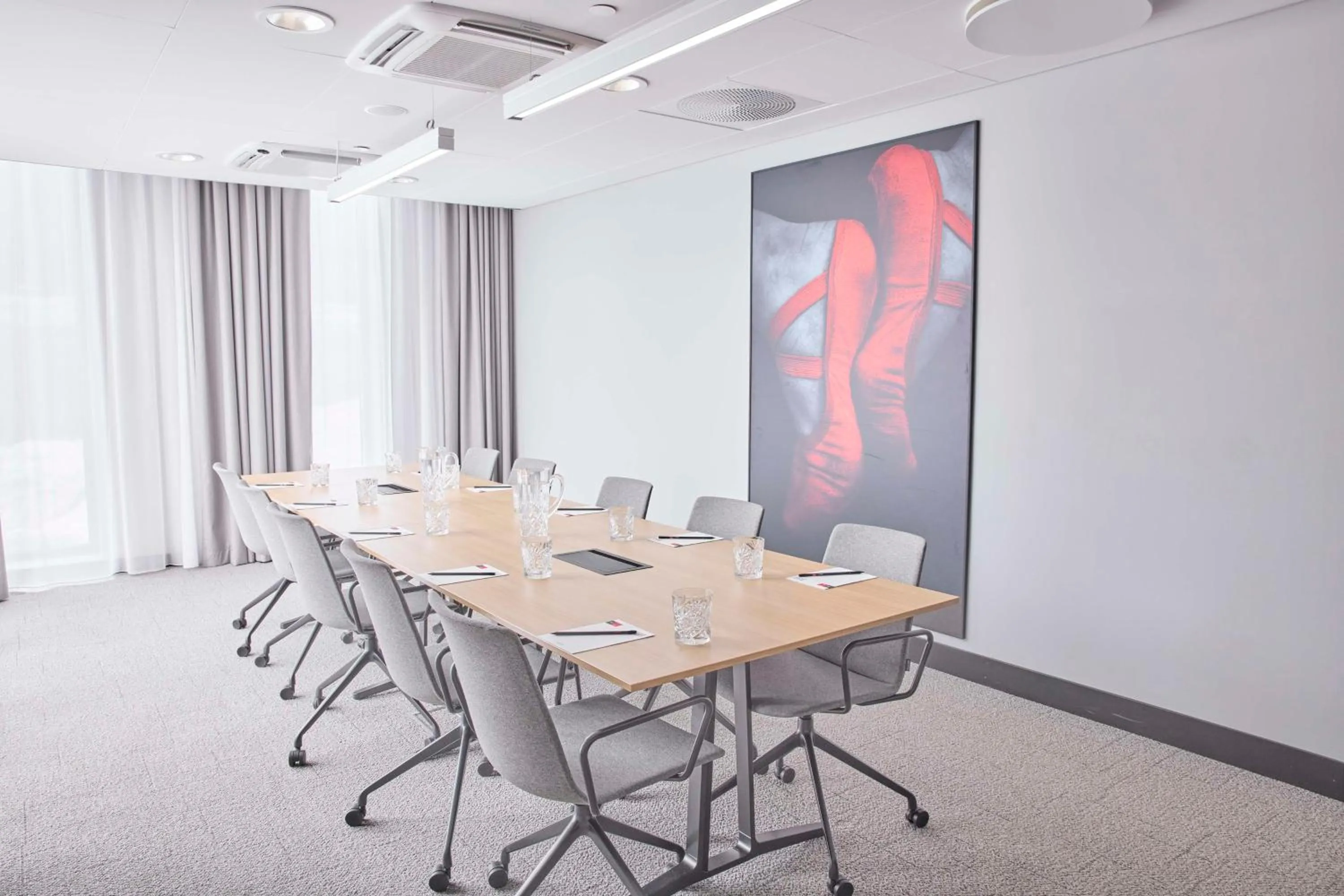 Meeting/conference room in Radisson RED, Oslo Airport