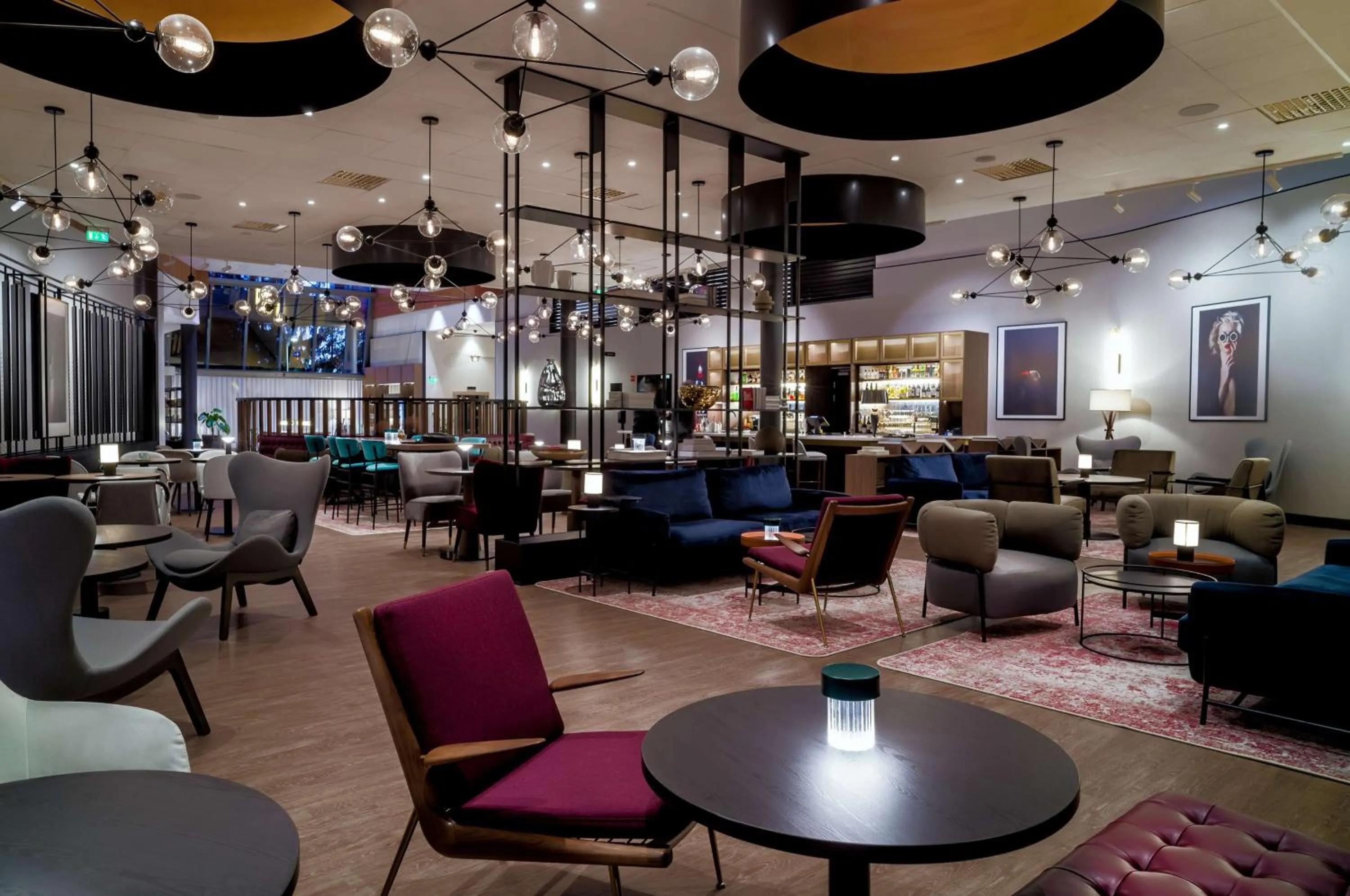 Lounge or bar in Radisson RED, Oslo Airport