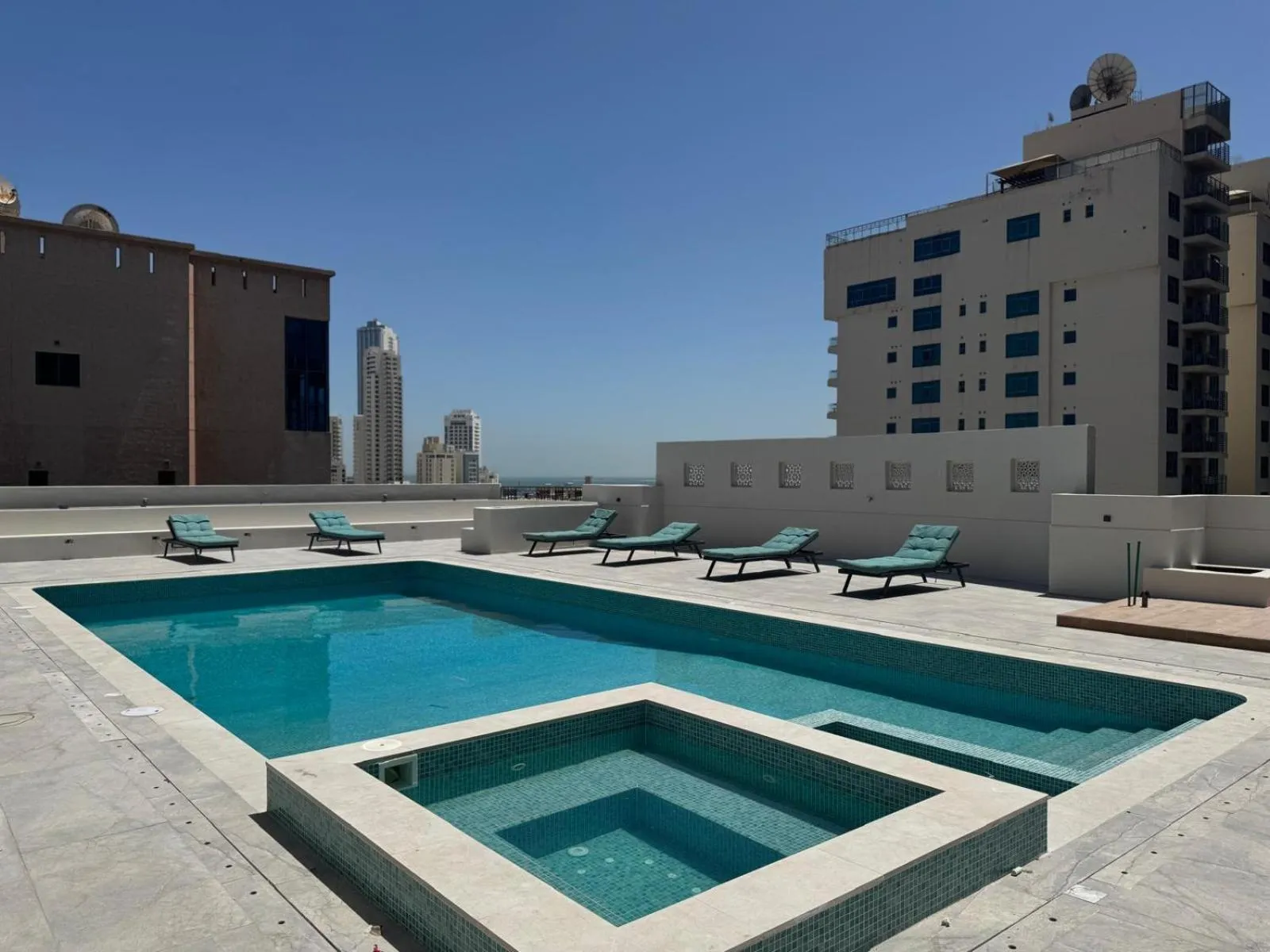 Swimming pool in Al Faris Suites 2