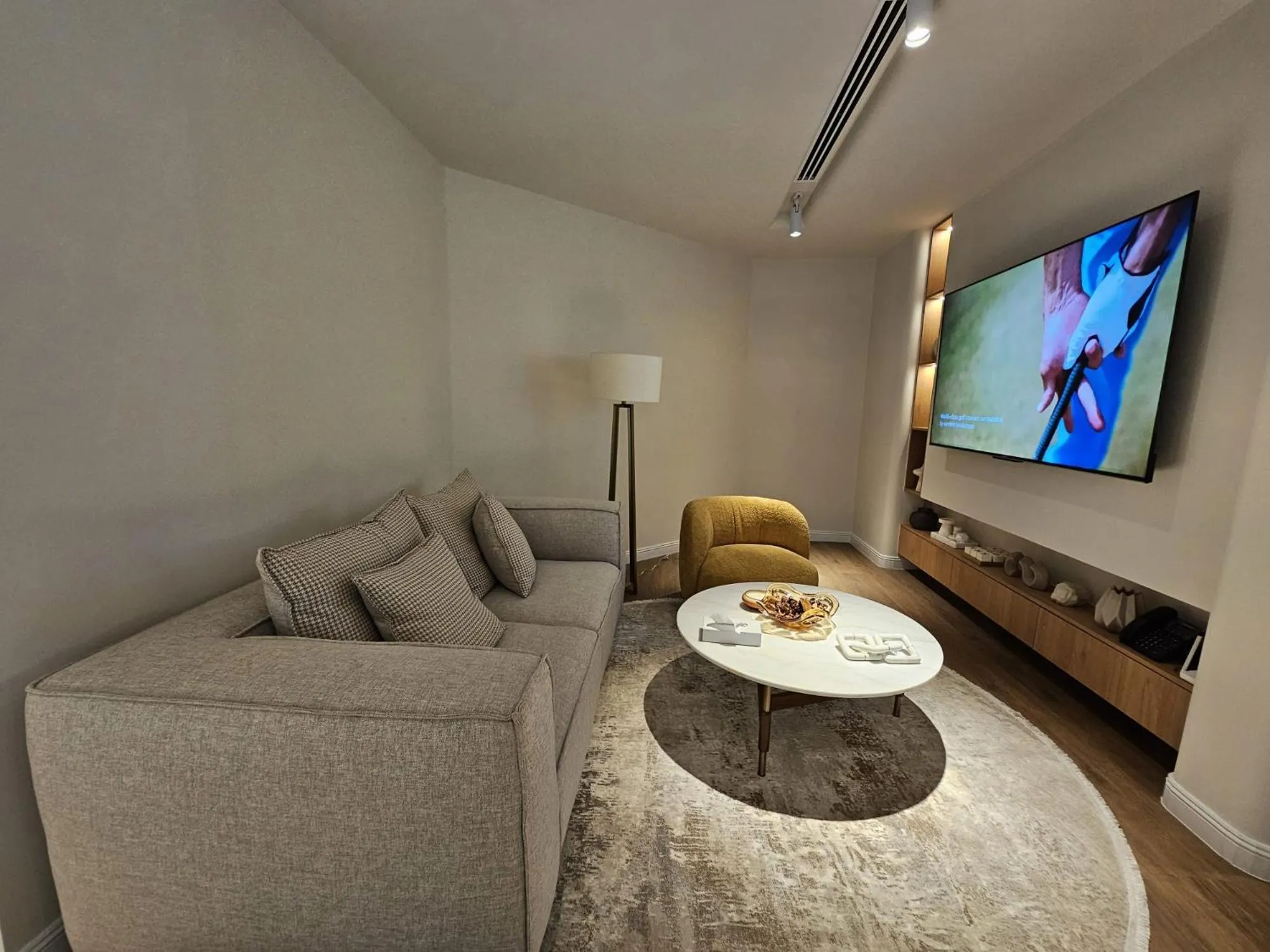 Communal lounge/ TV room in Al Faris Suites 2