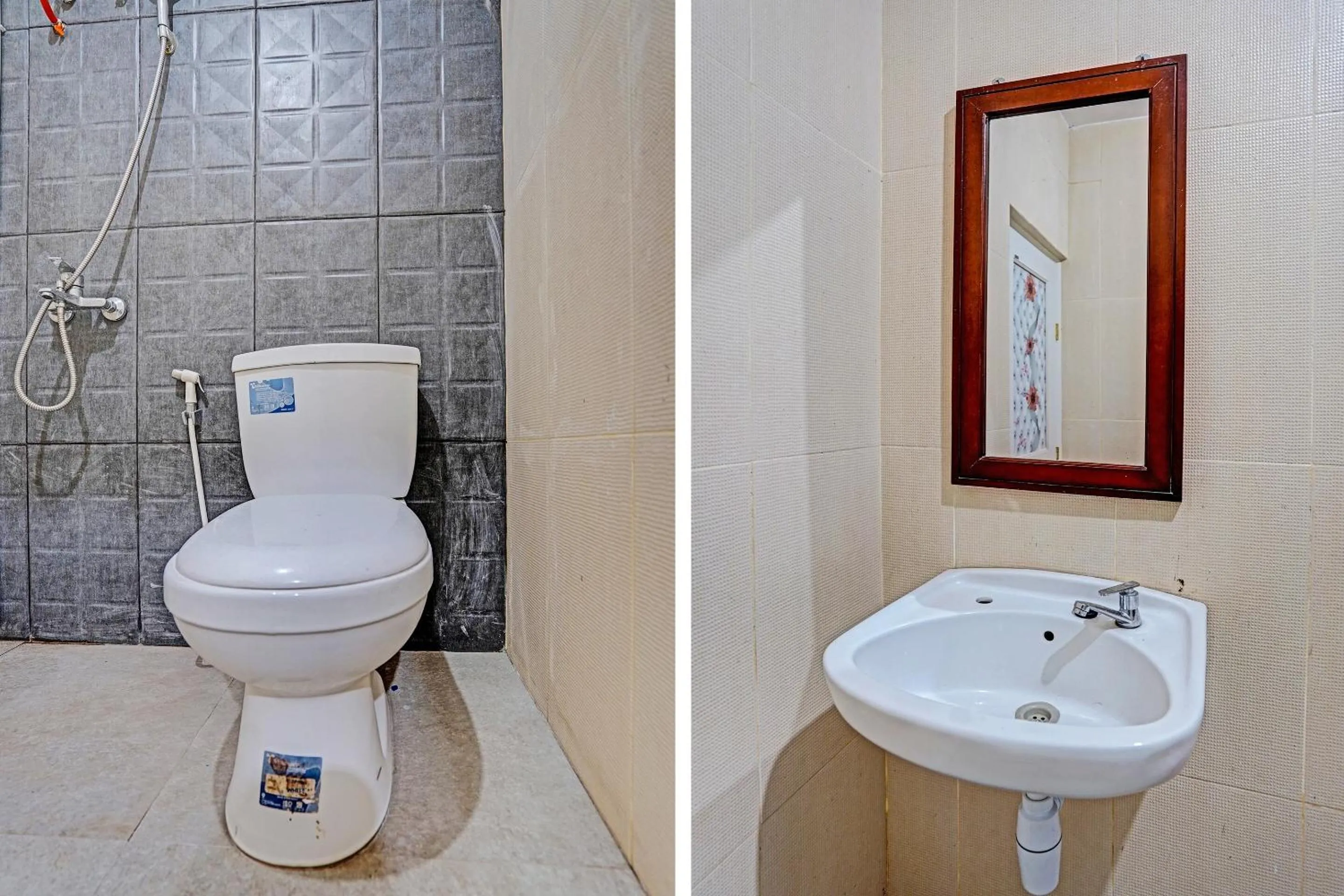 Bathroom in OYO 90943 Mochi 88 Homestay