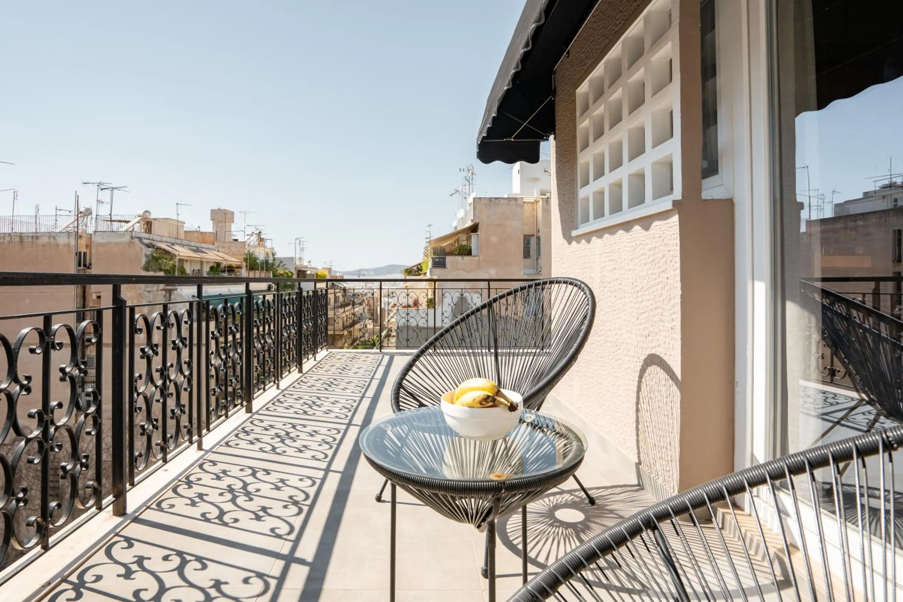 Balcony/Terrace in My Greek Vacations City Apartments