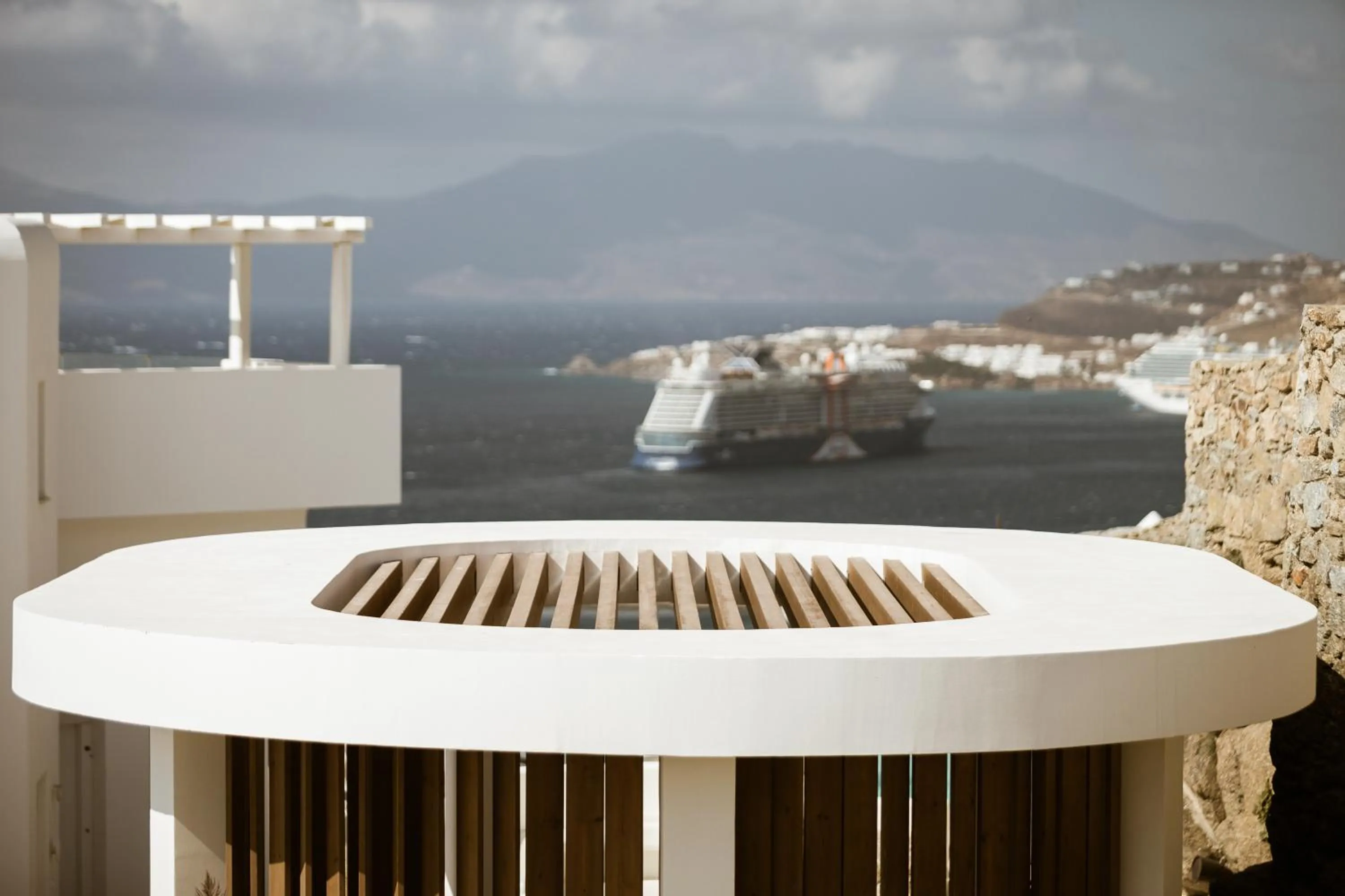 Natural landscape in Lovia Mykonos