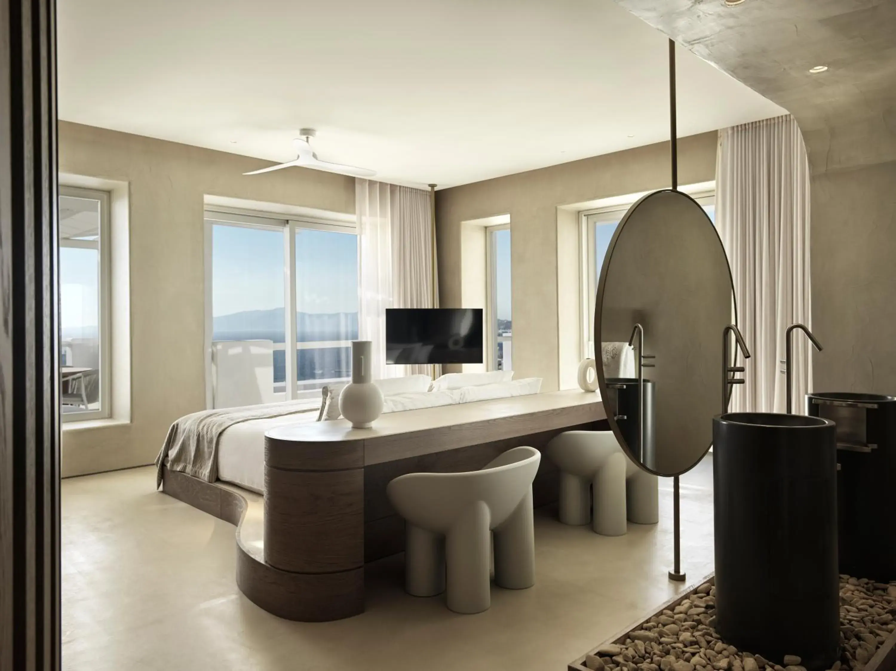 Two Bedroom Suite Private Pool Sea View in Lovia Mykonos Two Bedroom Suite Private Pool Sea View in Lovia Mykonos