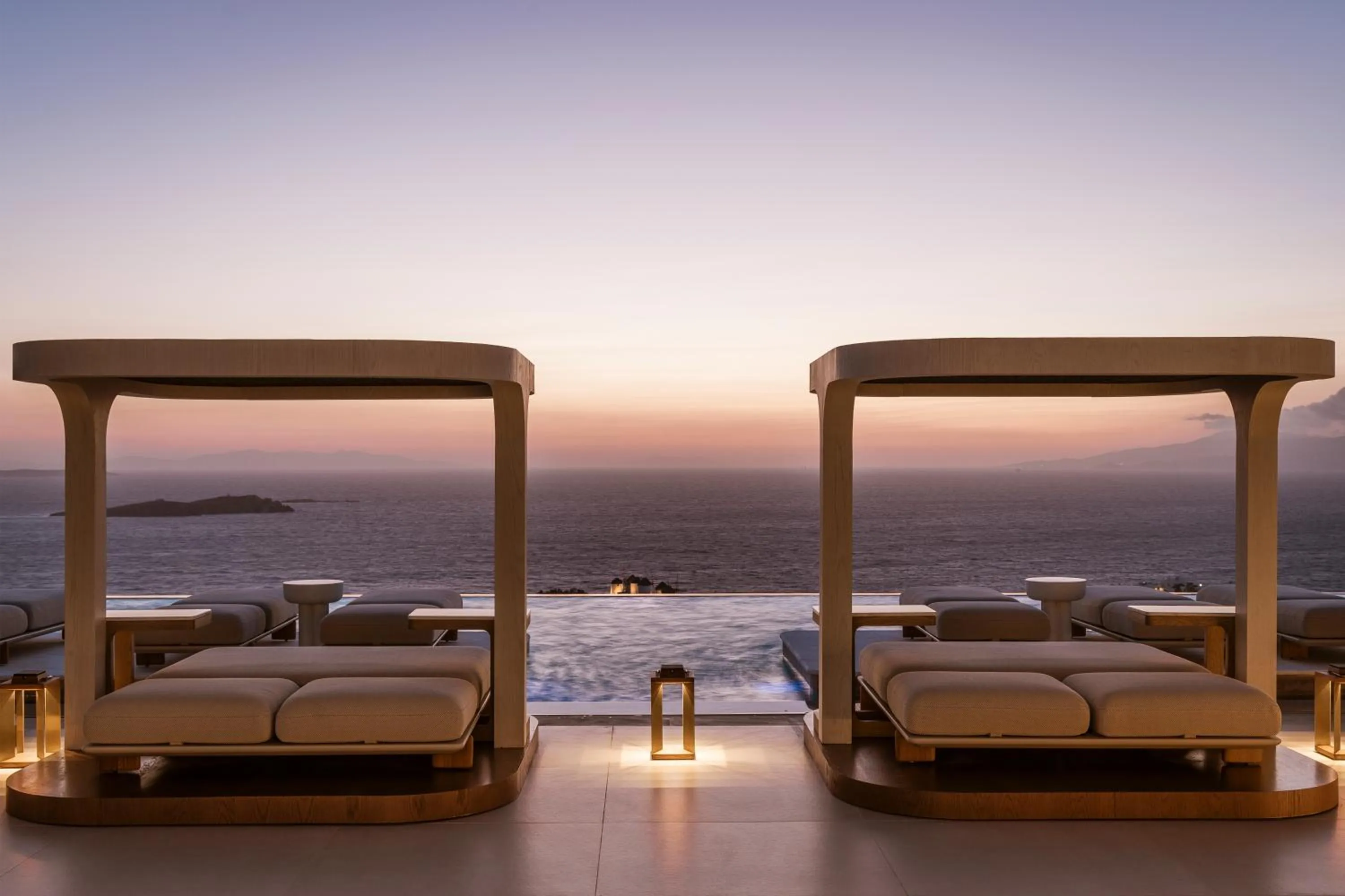Night, Bed in Lovia Mykonos