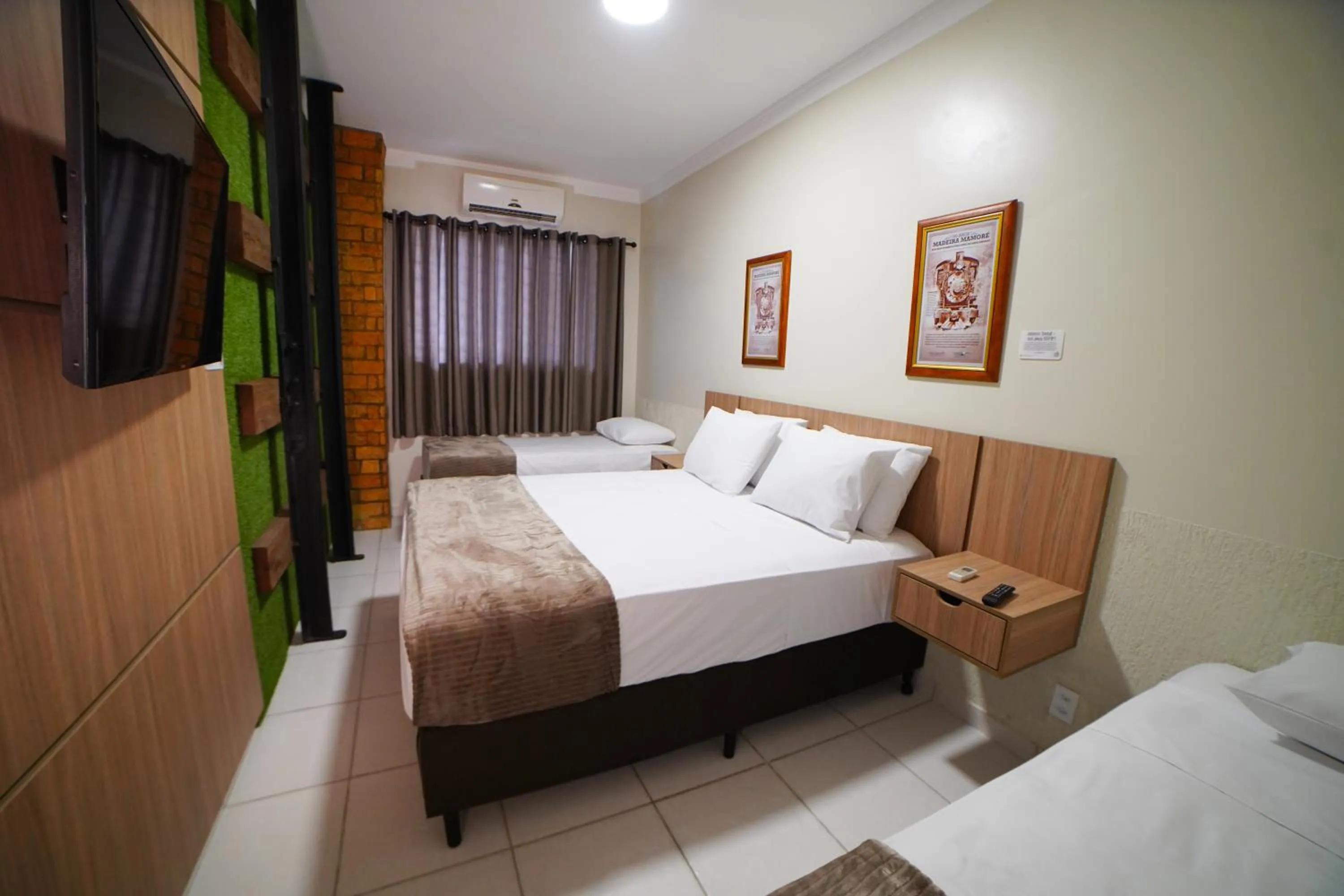 Bed in Pousada nossas Raízes