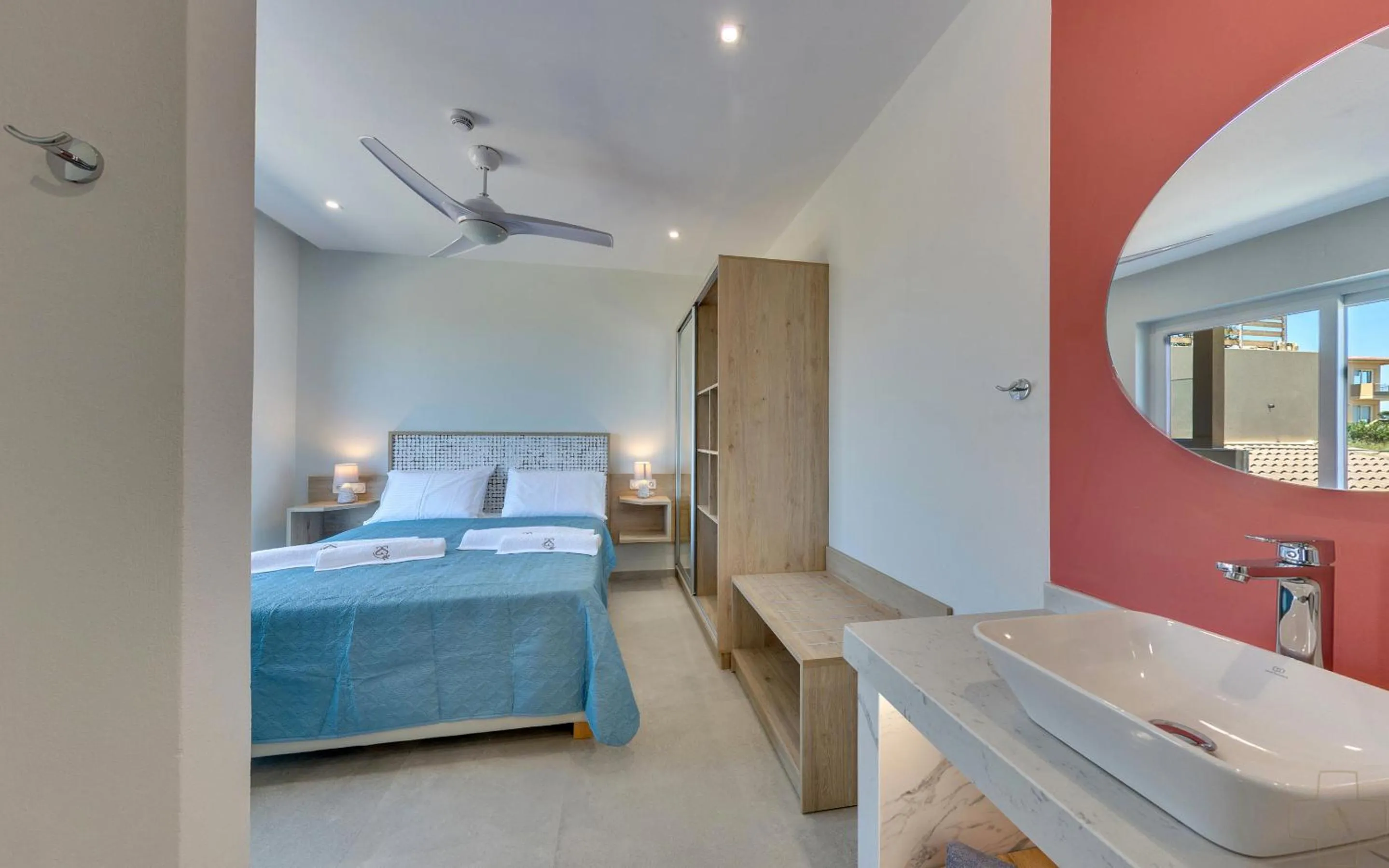 Bed in Spiros-Soula Thematic Suites