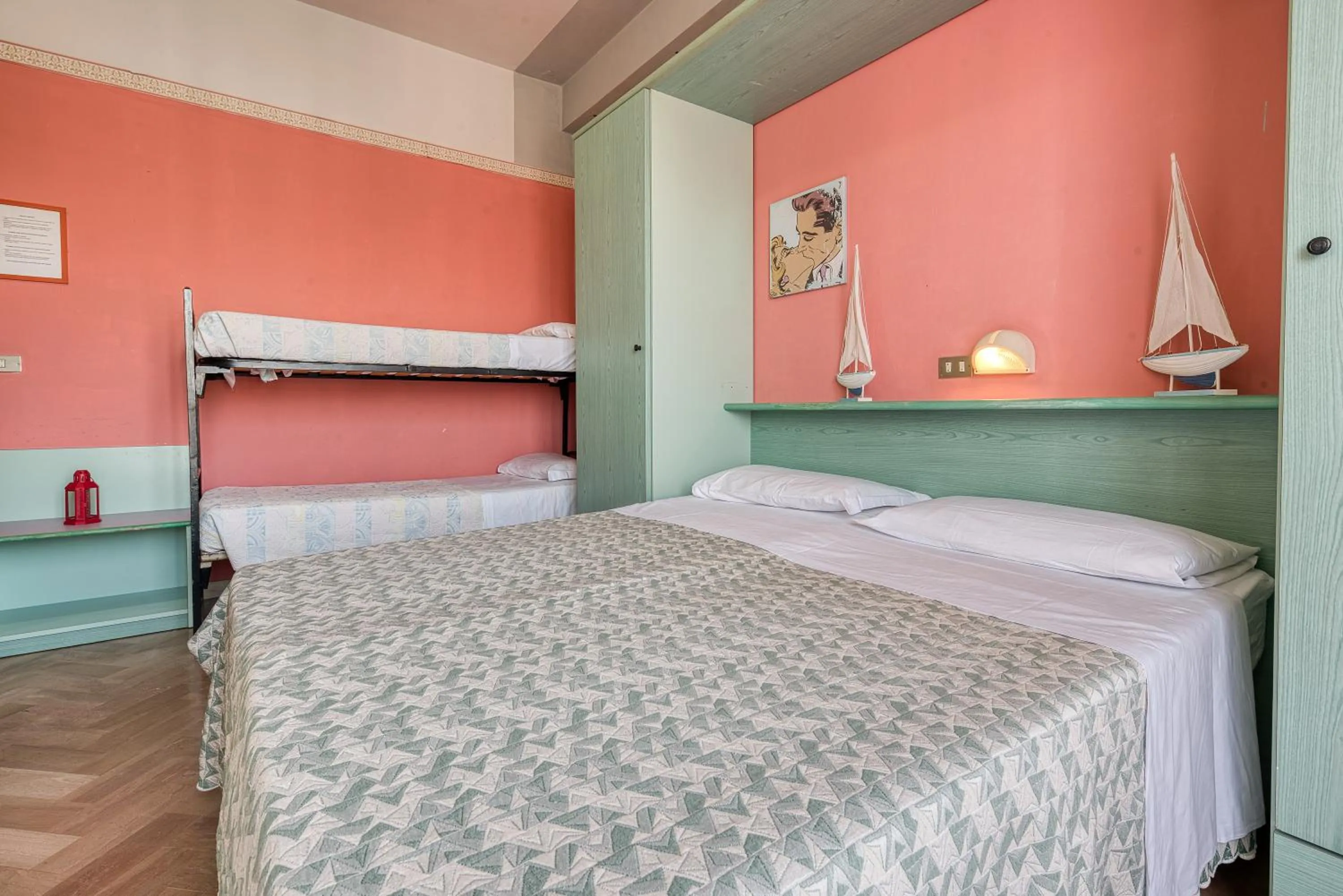 Bed in Hotel Sabbia d'Oro