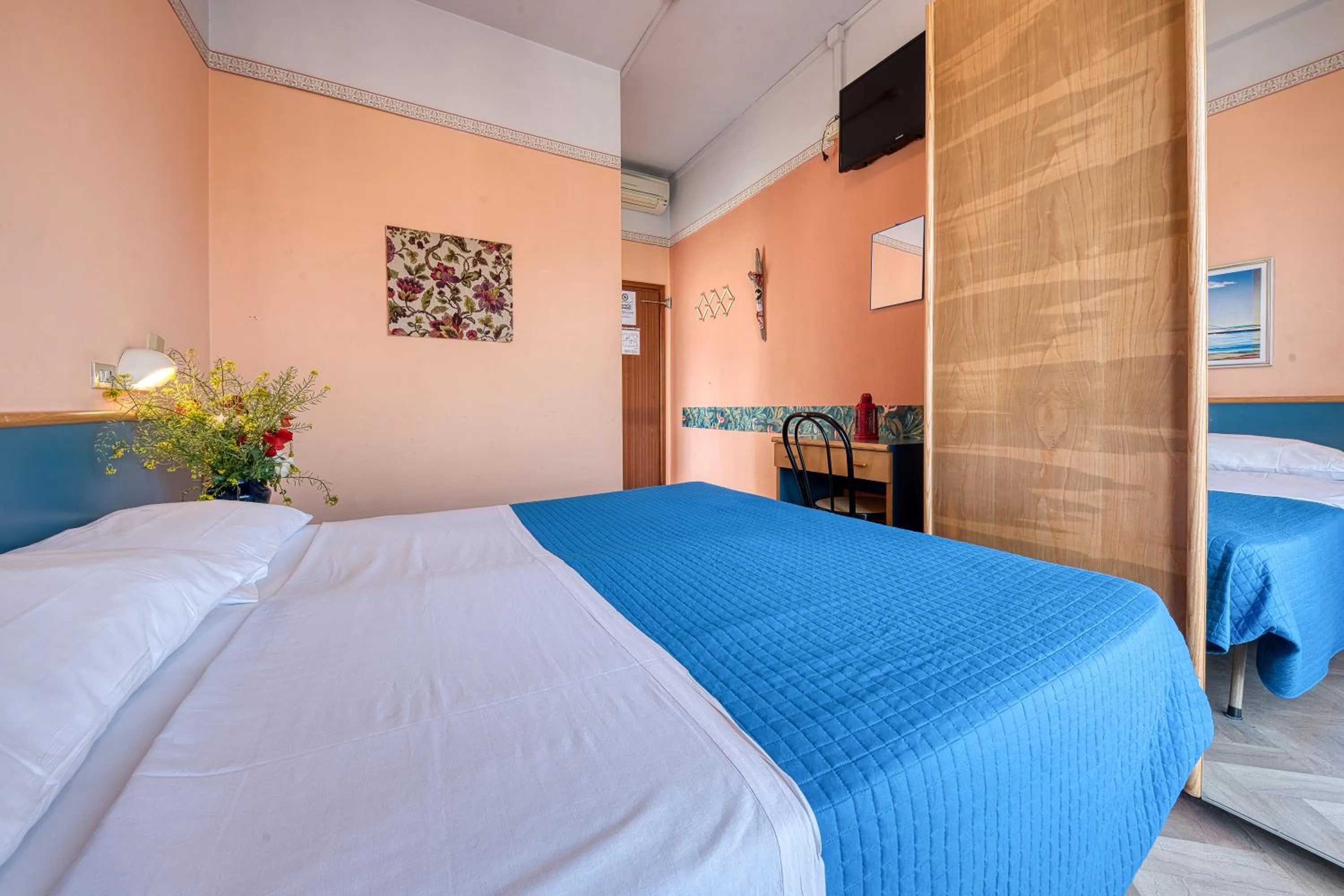 Bed in Hotel Sabbia d'Oro