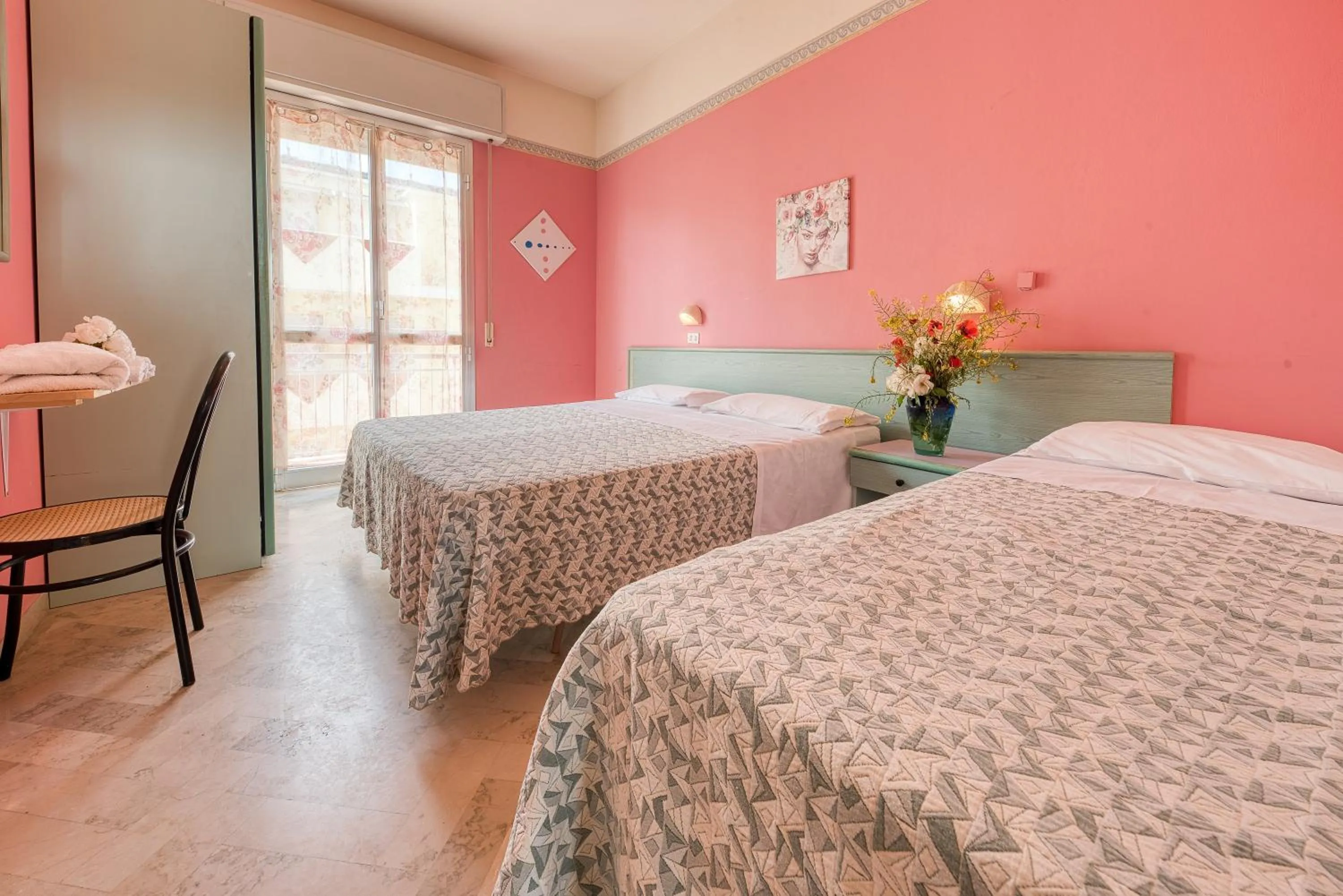 Bed in Hotel Sabbia d'Oro