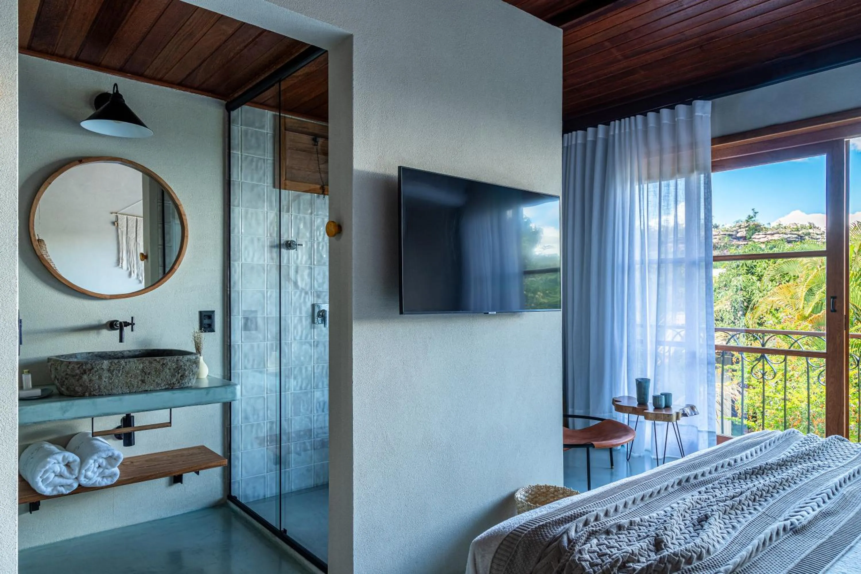 TV and multimedia, Bed in Refúgio na Serra Boutique Hotel