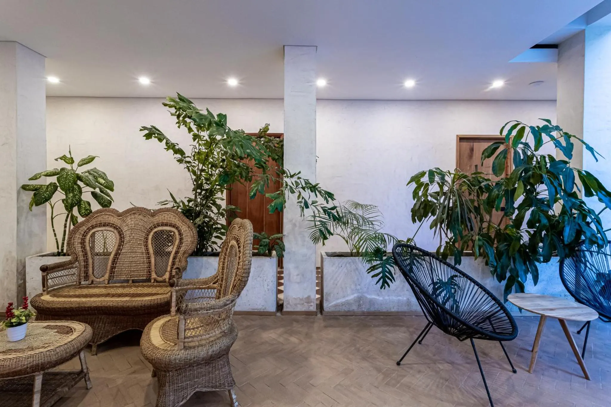 Seating area in Soy Local Santa Marta