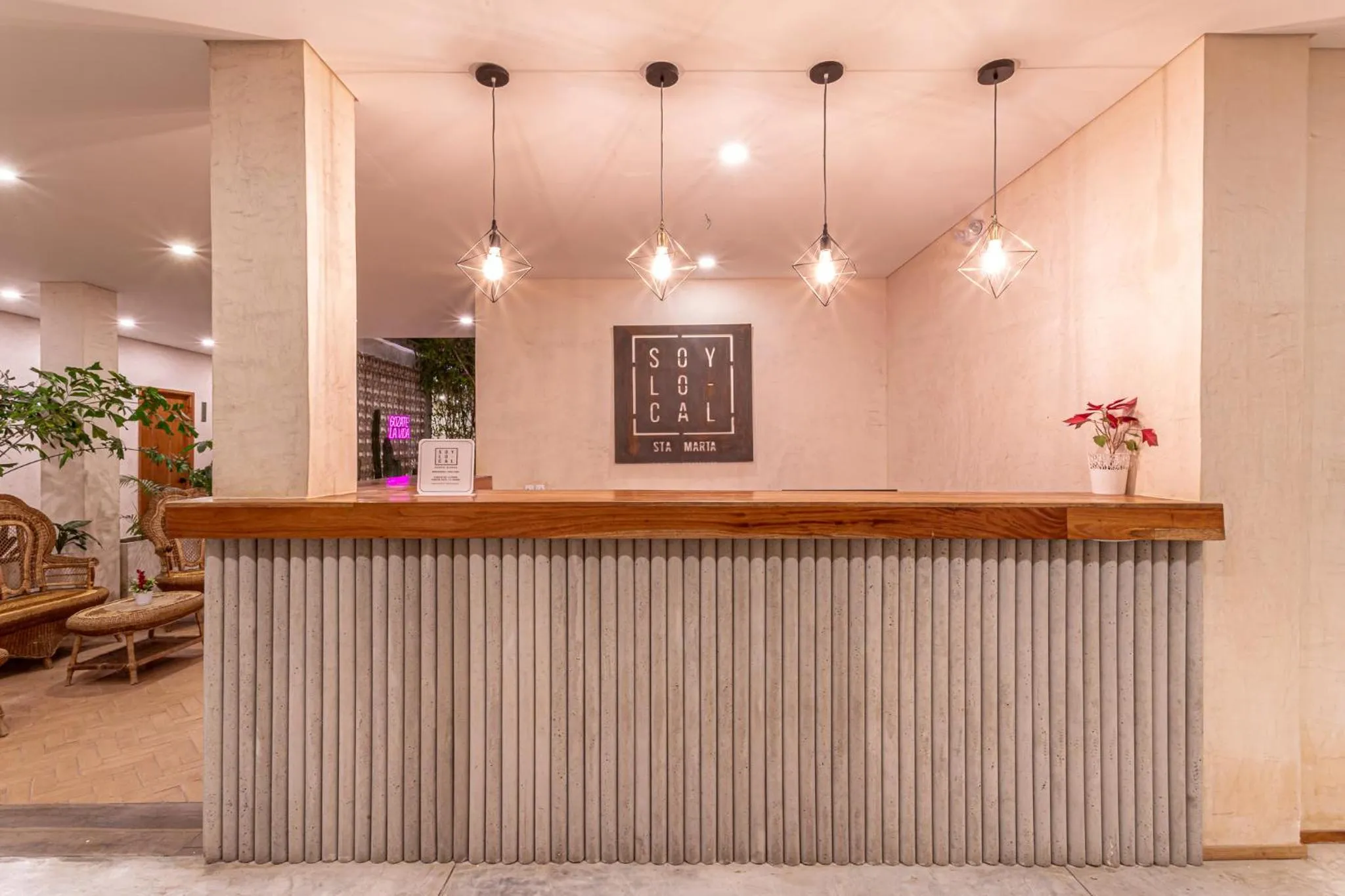 Lobby or reception in Soy Local Santa Marta