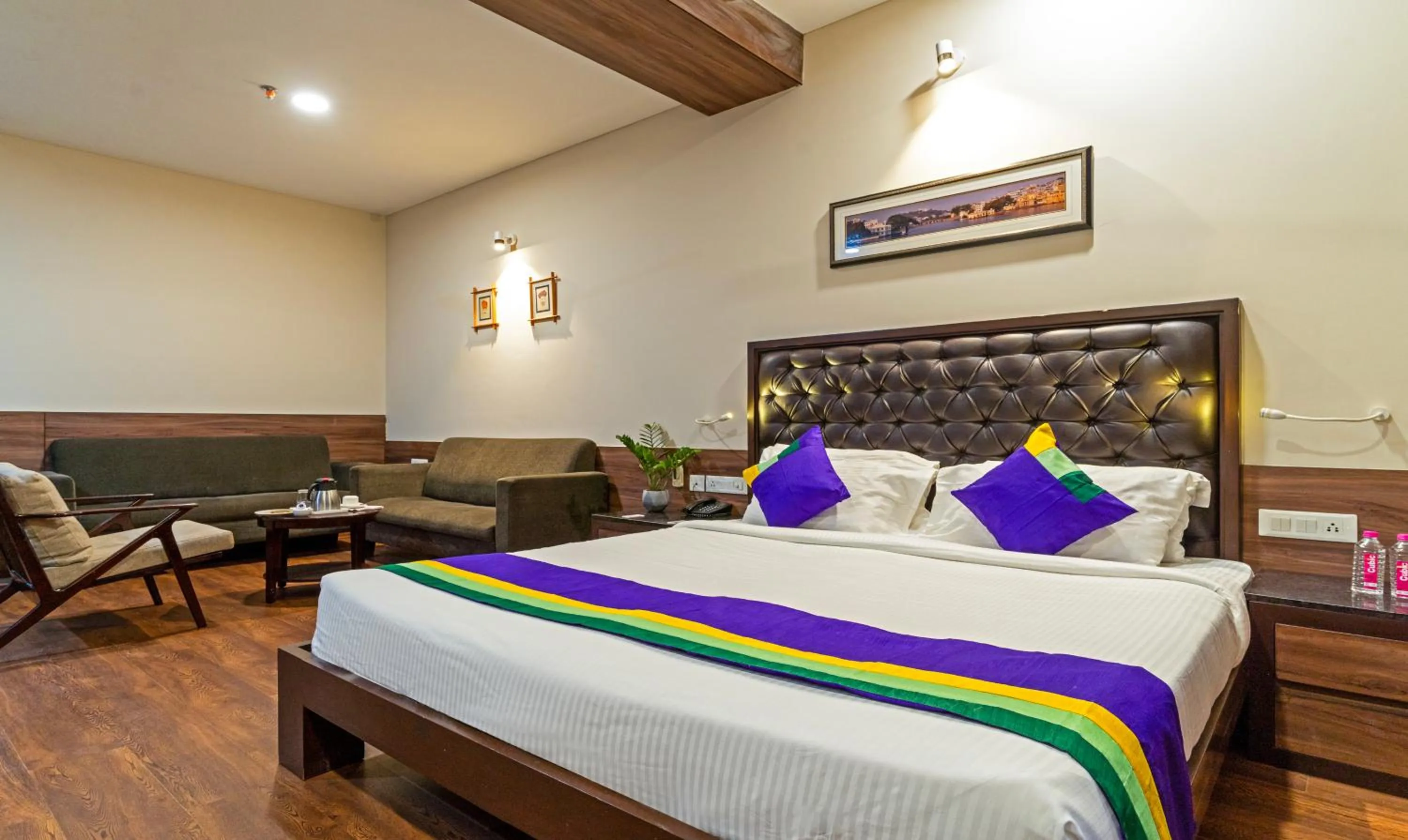 Bed in Treebo Premium Baramasi By Jai Club Prime