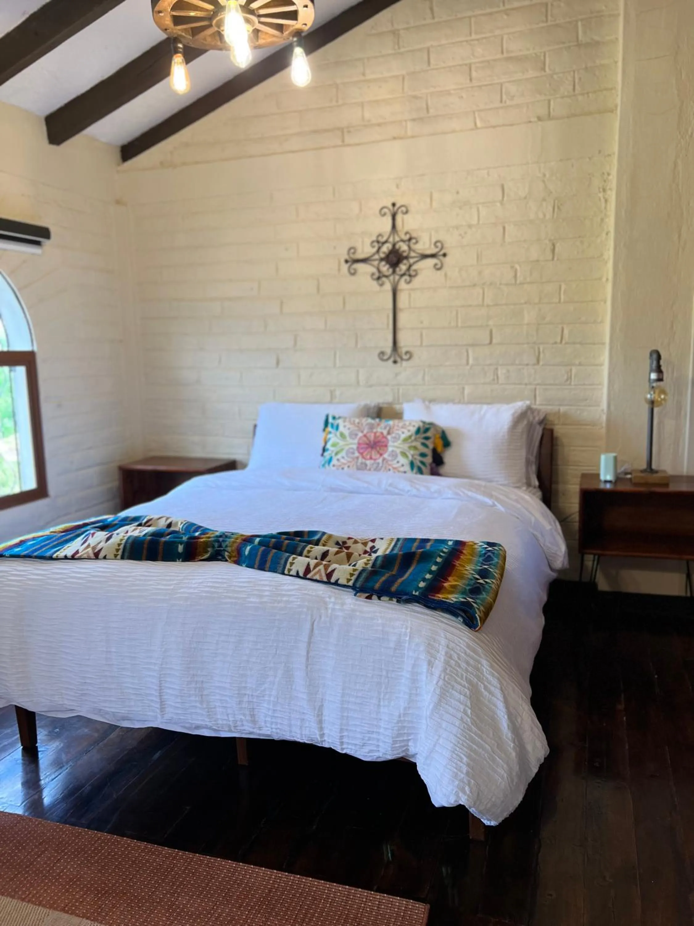 Bed in Hacienda Santa Ana Lodging
