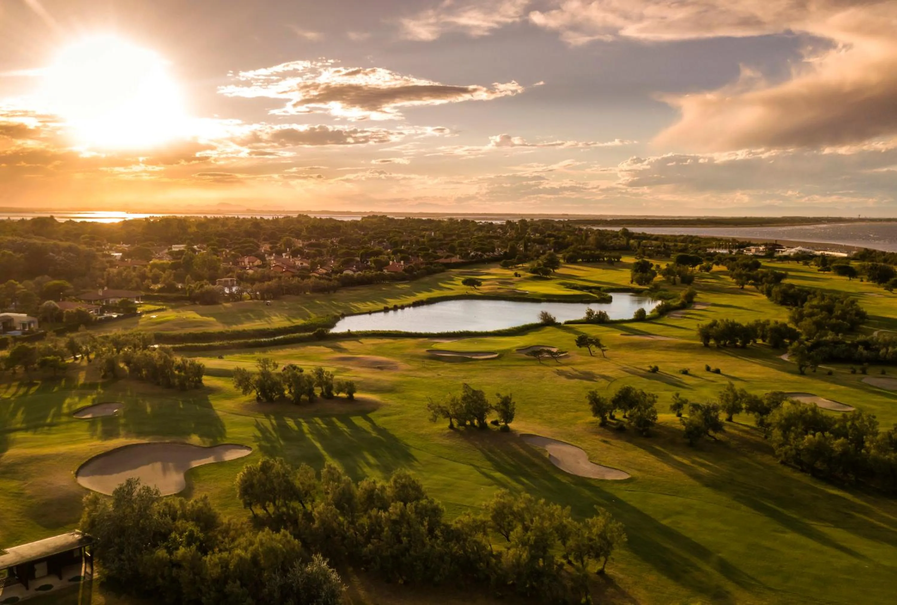 Bird's eye view in Isola di Albarella Hotel Capo Nord
