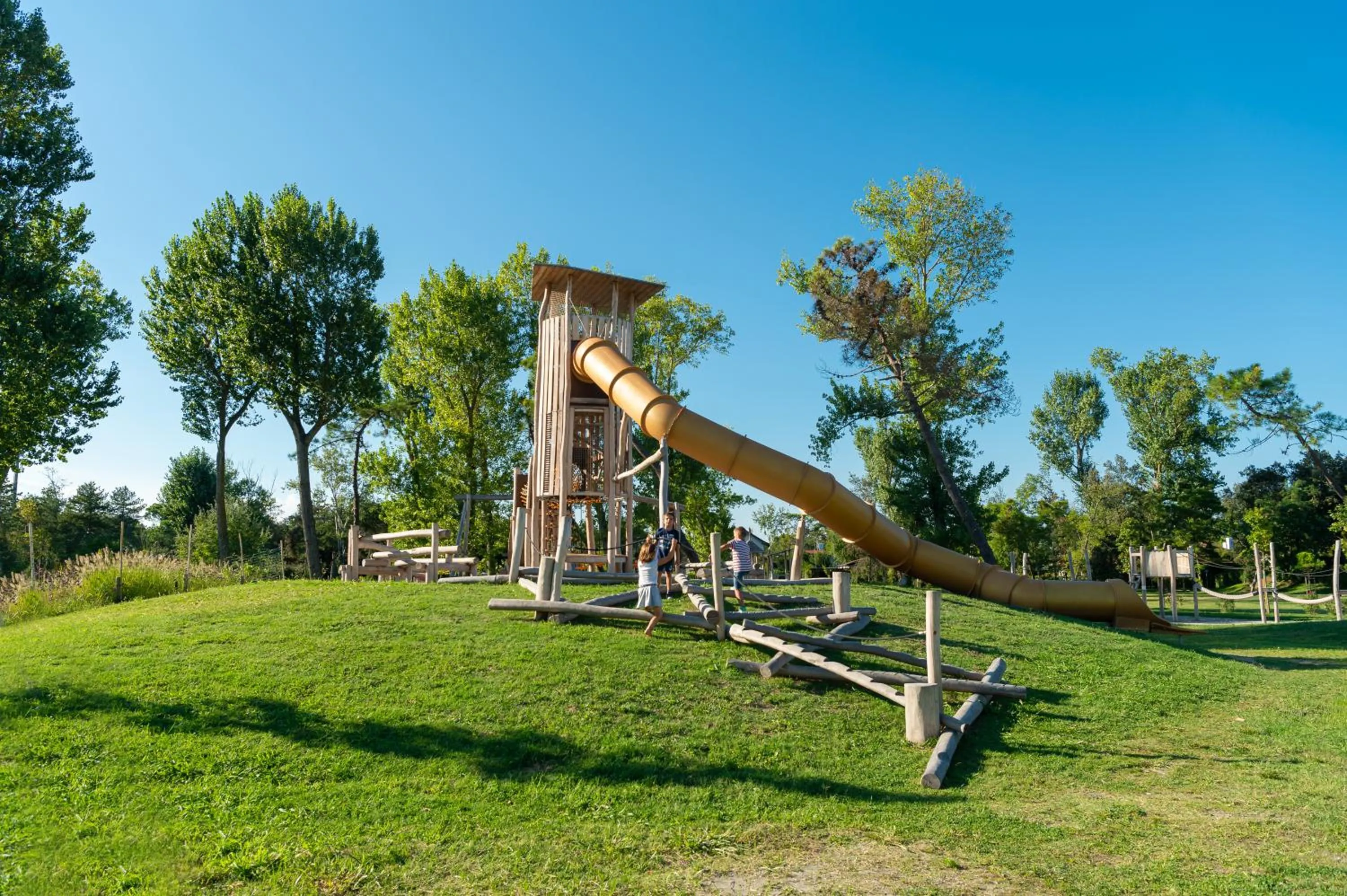 Children play ground in Isola di Albarella Hotel Capo Nord