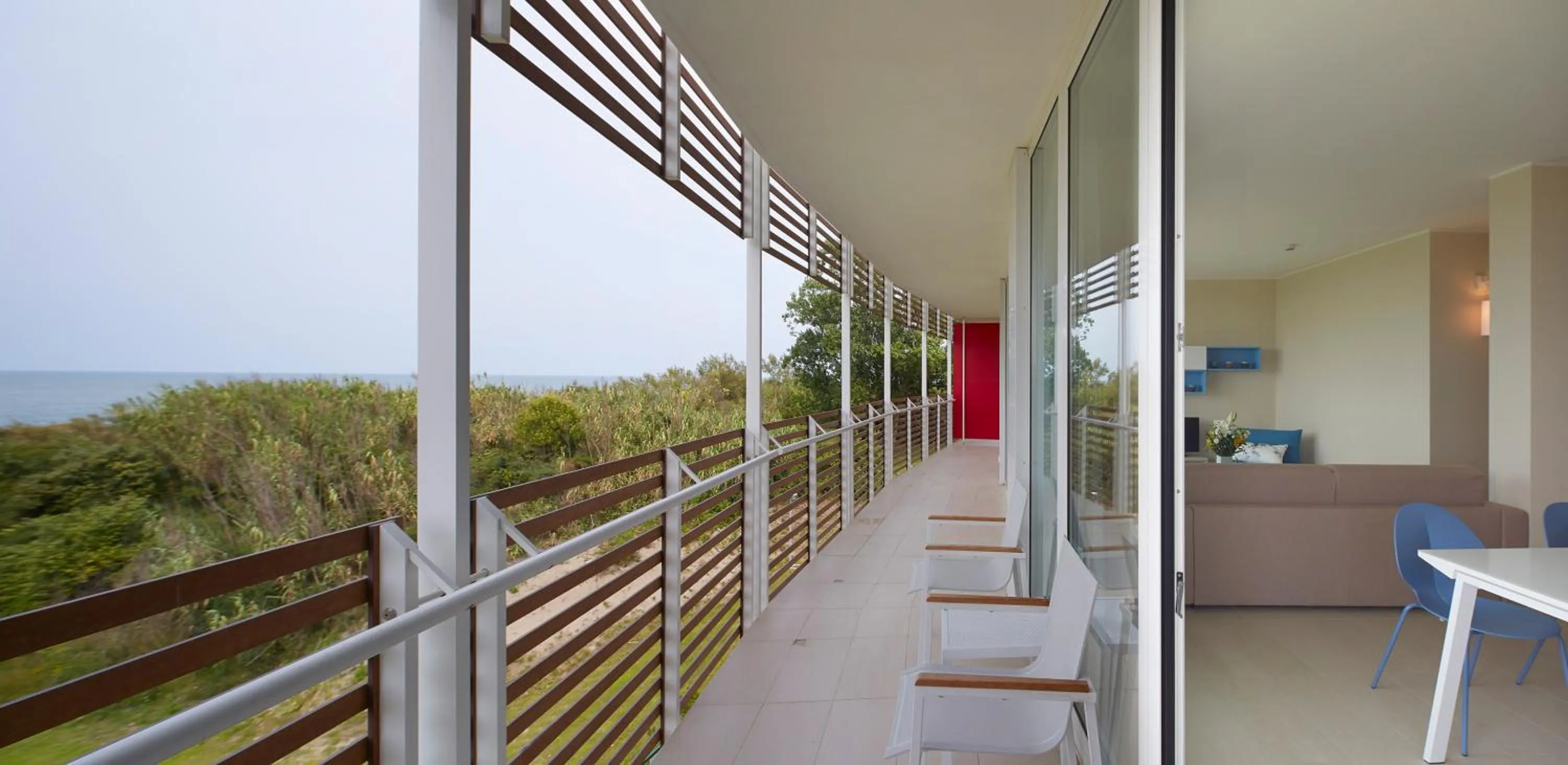 Balcony/Terrace in Isola di Albarella Hotel Capo Nord