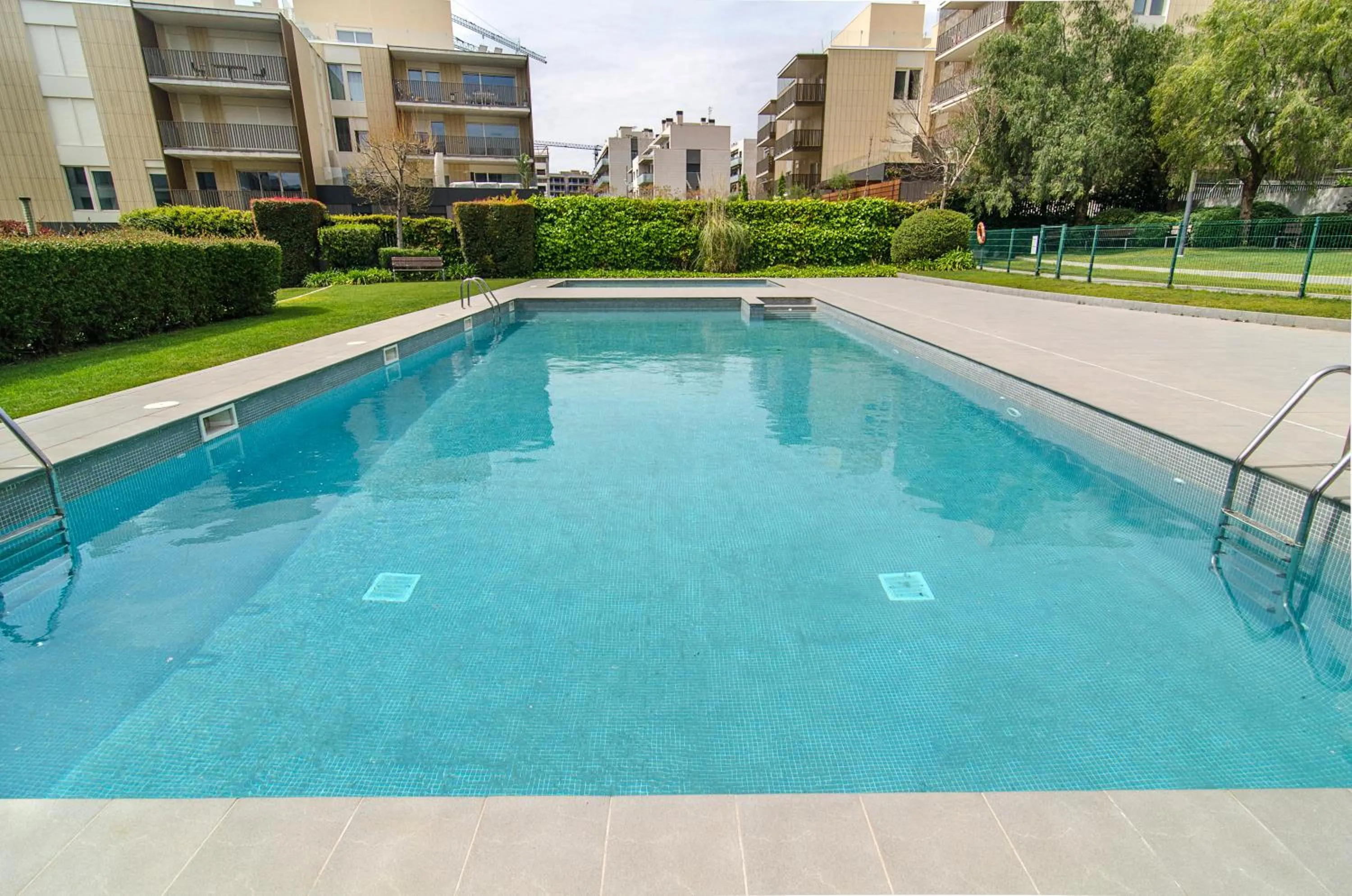 Swimming pool in Sitges Spaces Garden Paradise 3 bedroom, 3 bathroom, huge PRIVATE garden-terrace, pool- sleeps up to 8