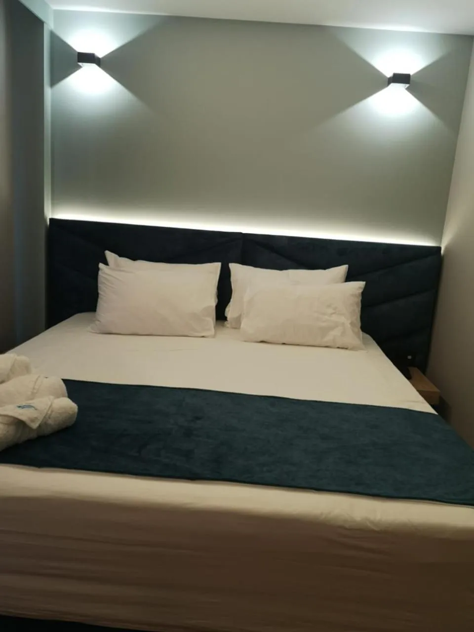 Bed in Seawave Hotel