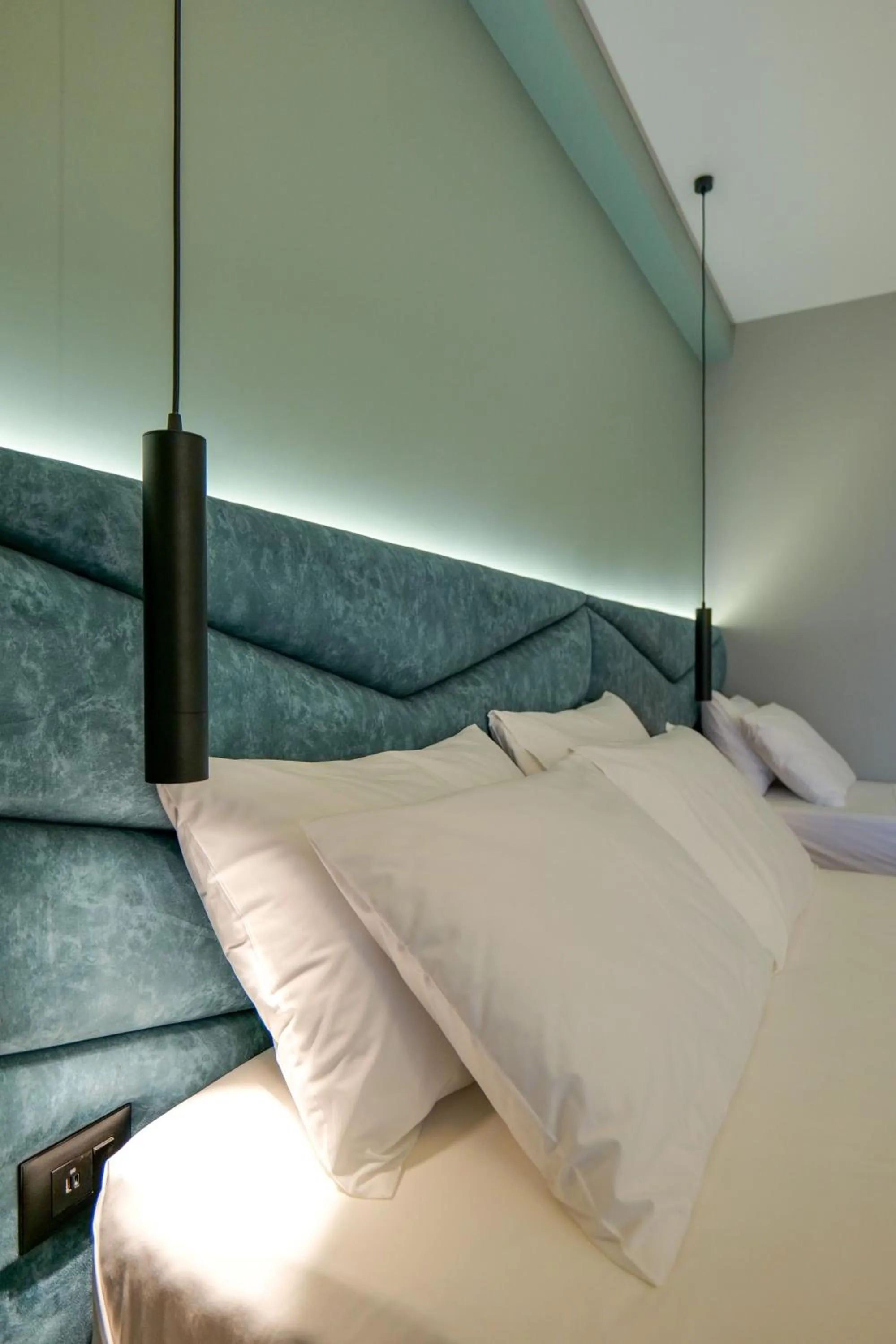 Bed in Seawave Hotel