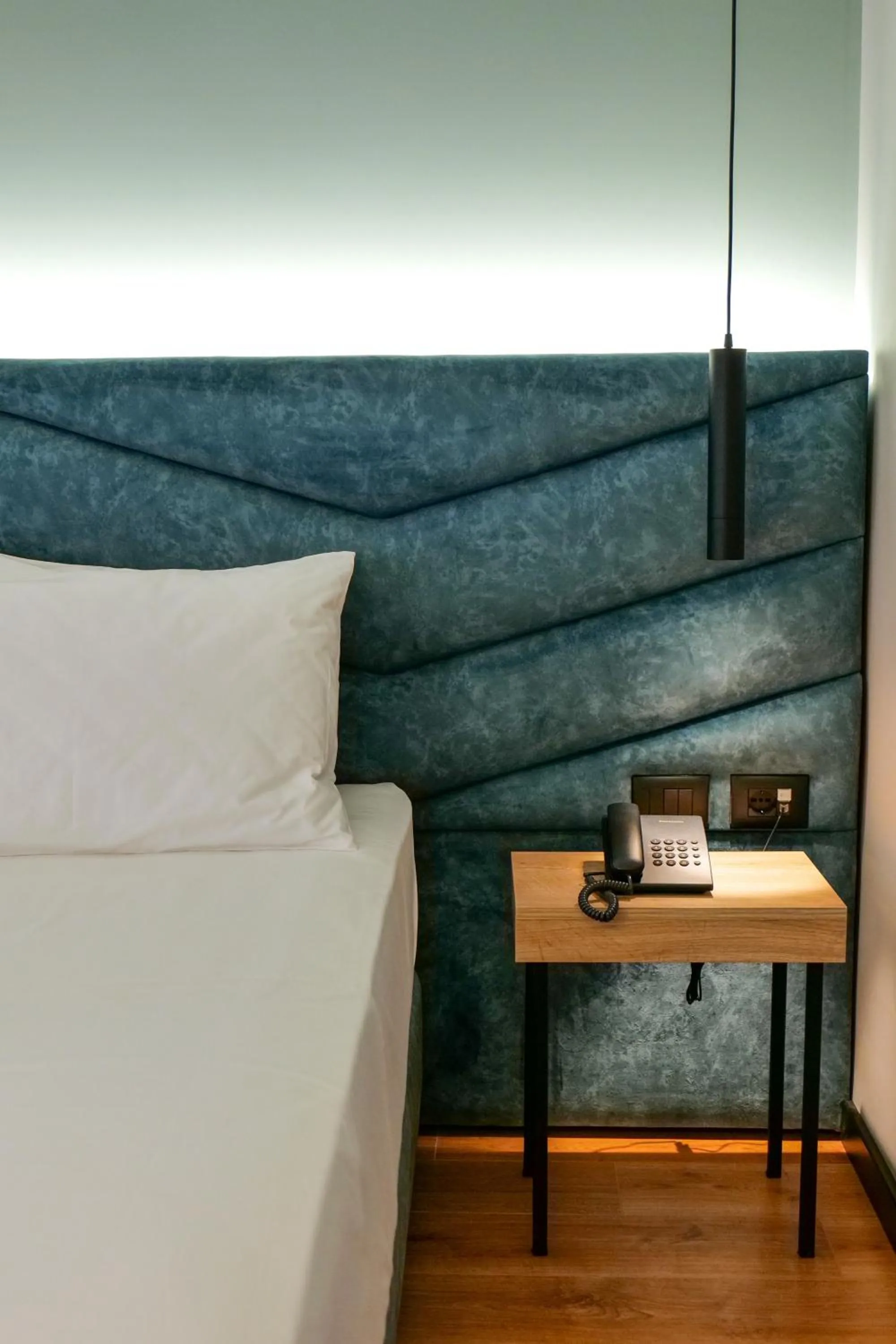 Bed in Seawave Hotel