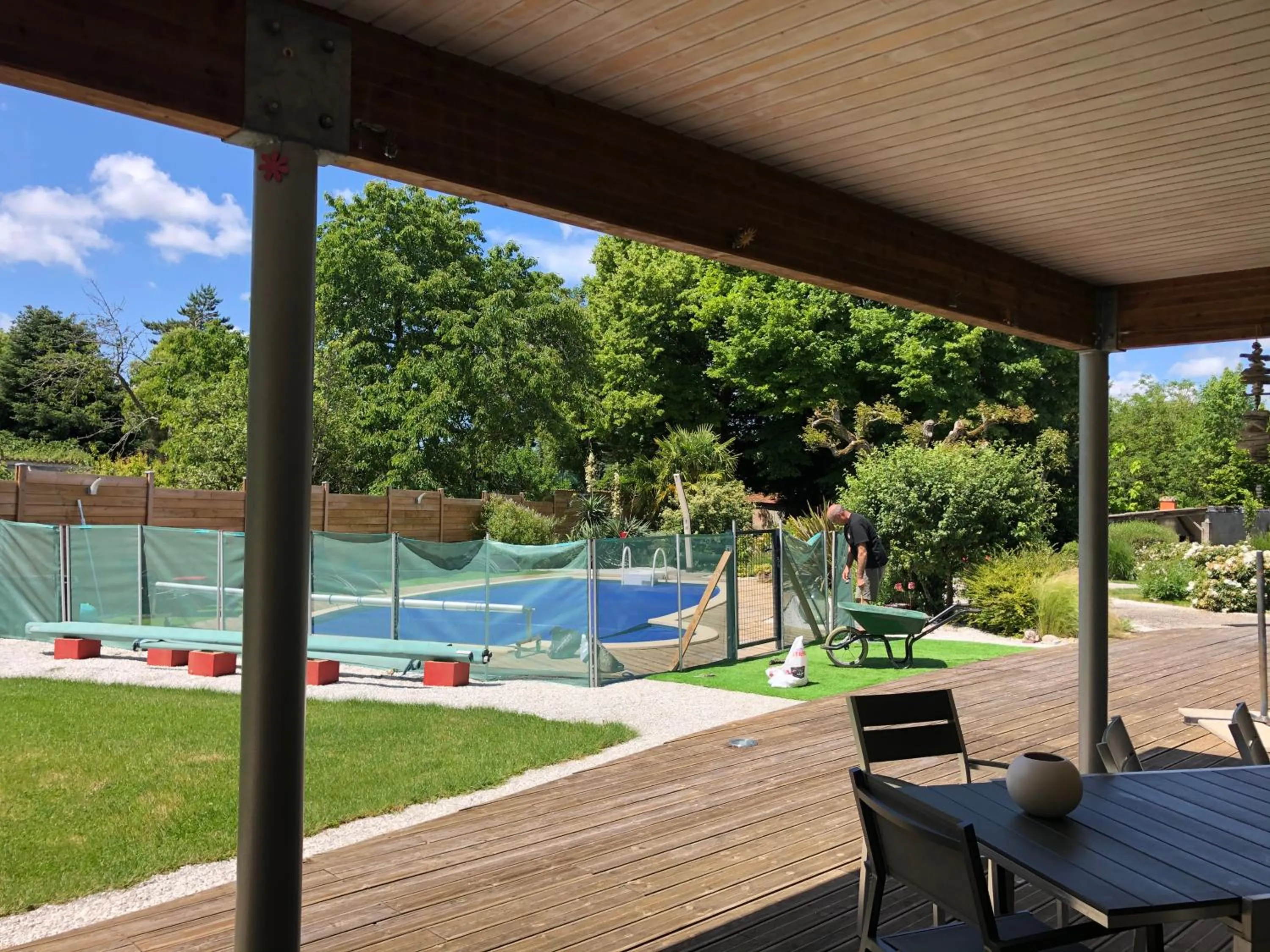 Balcony/Terrace in Chambres d hôtes Villa Anani Cosson alex