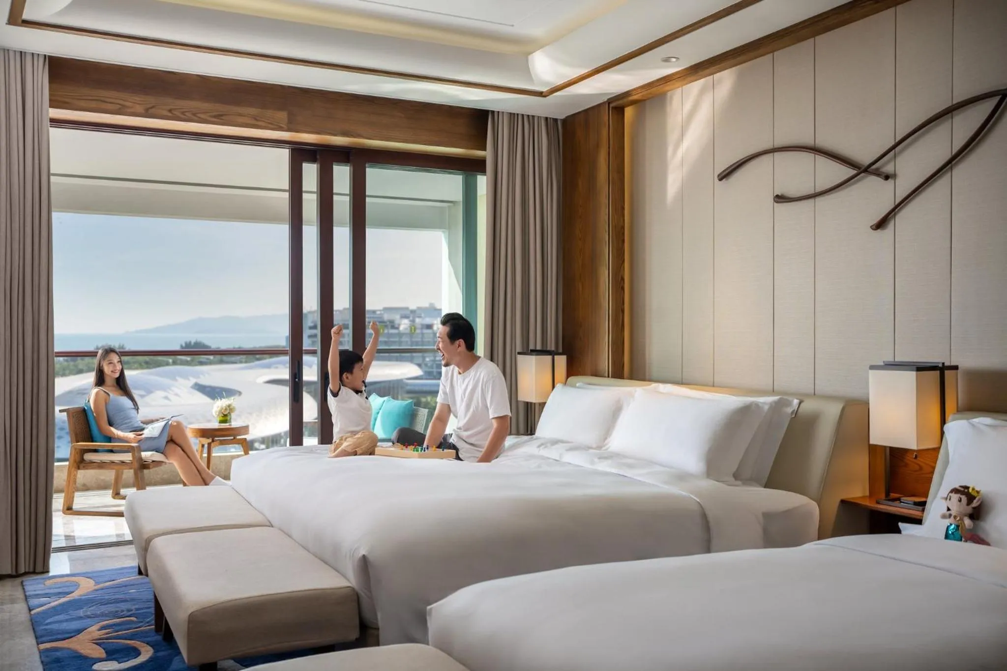 Photo of the whole room, Bed in InterContinental Sanya Haitang Bay Resort by IHG