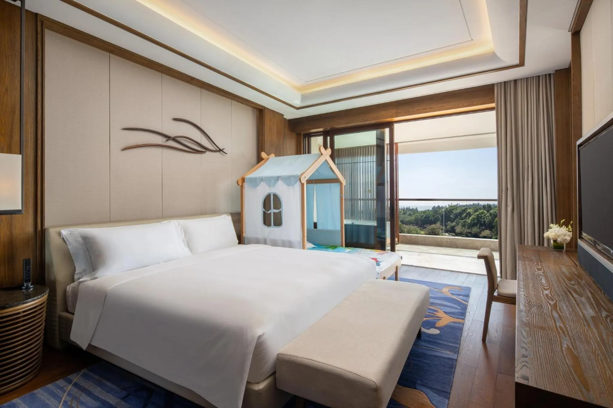 Photo of the whole room, Bed in InterContinental Sanya Haitang Bay Resort by IHG