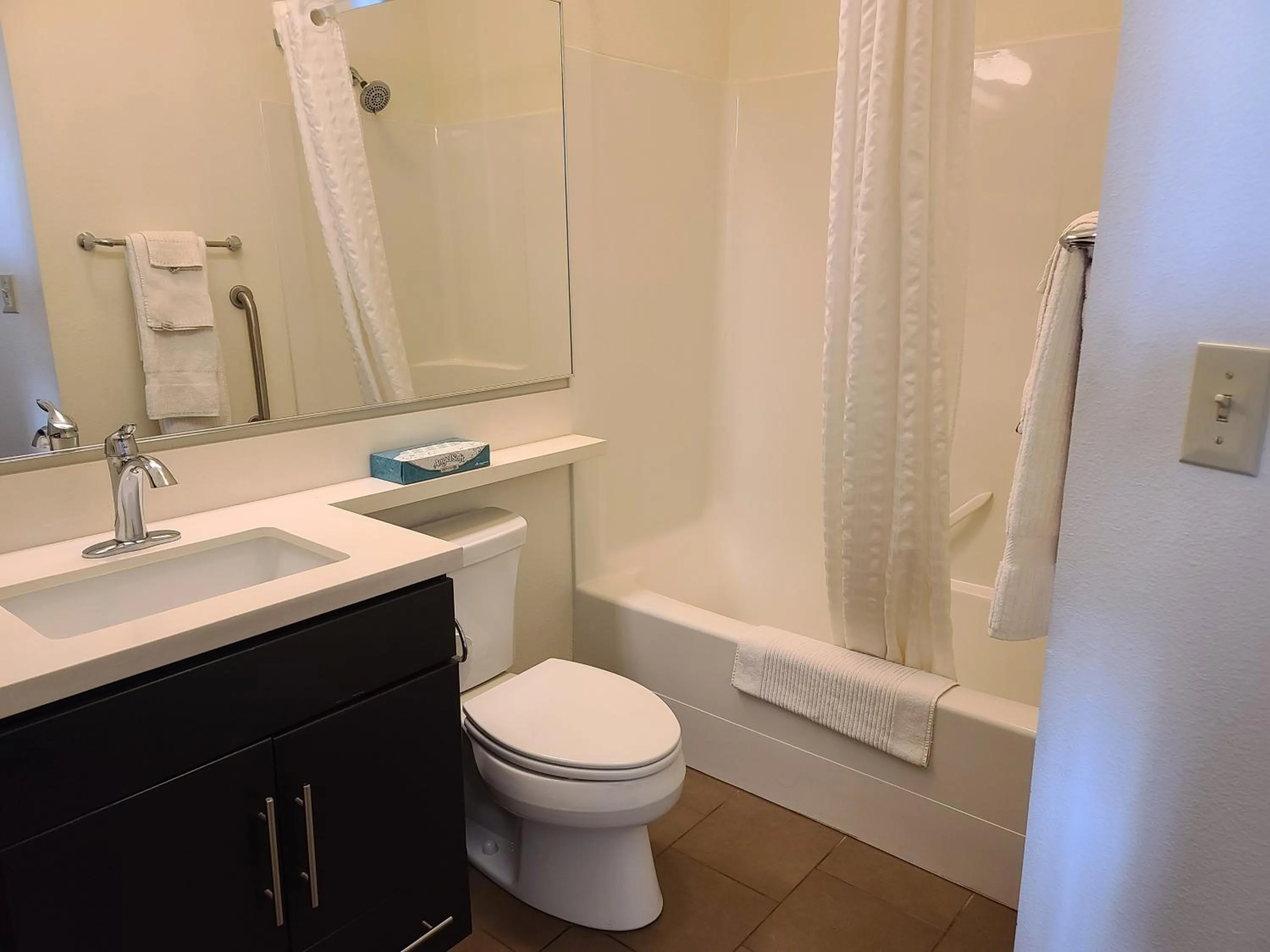 Bathroom in Candlewood Suites Sidney by IHG