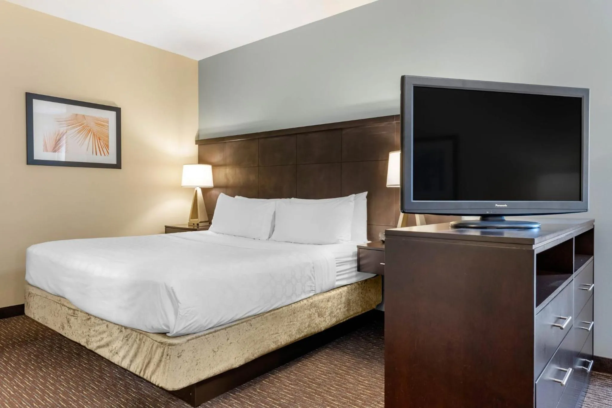 Photo of the whole room, Bed in Staybridge Suites St. Petersburg FL by IHG
