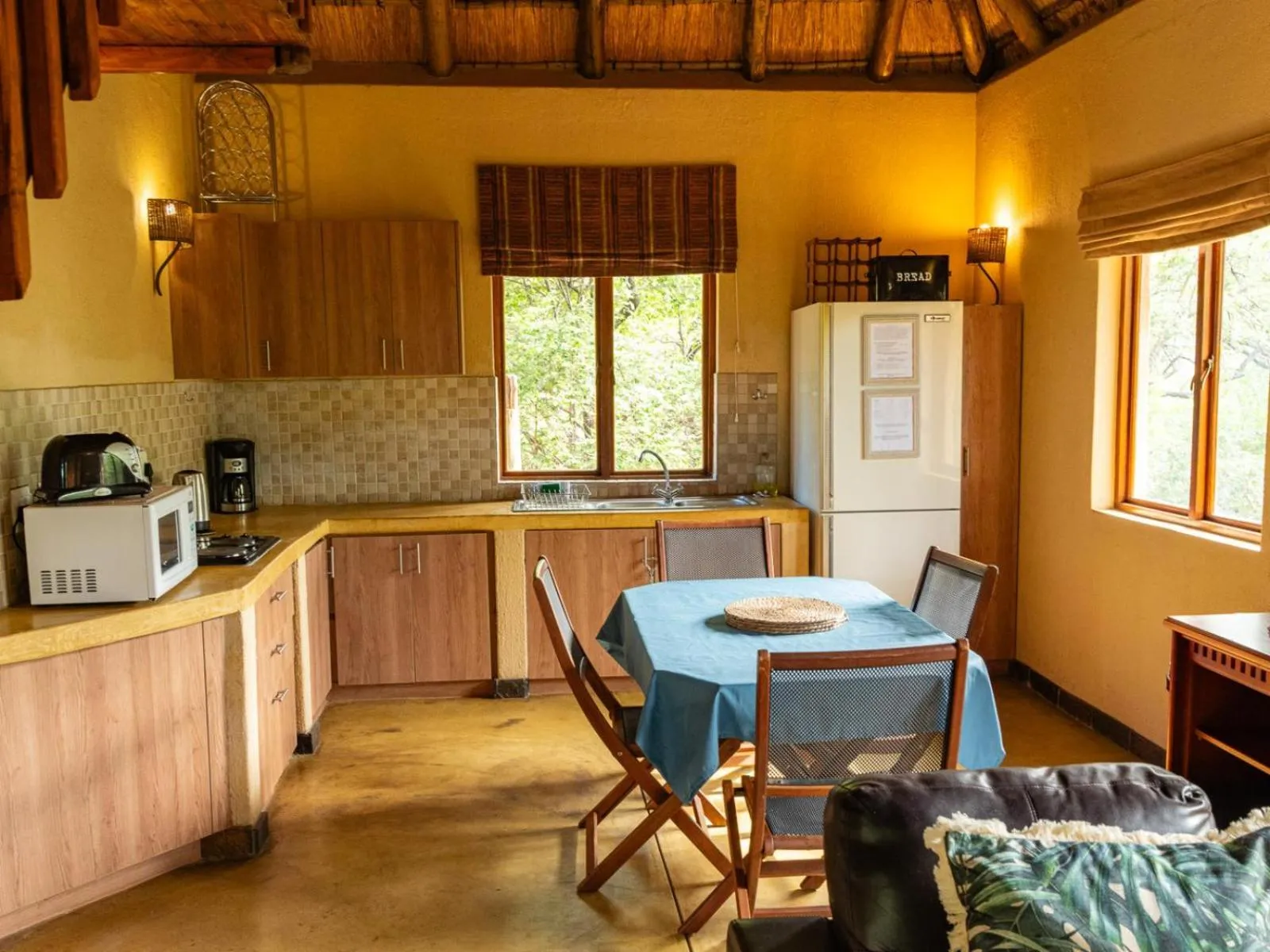 Dining area in Impala Cottage