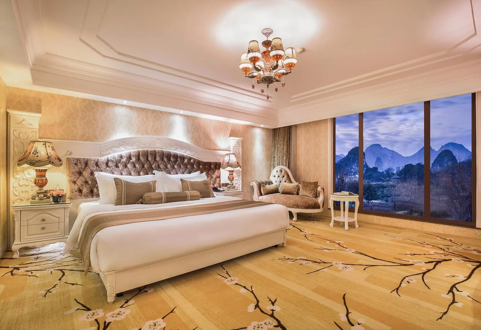 Bedroom, Bed in Grand Bravo Guilin