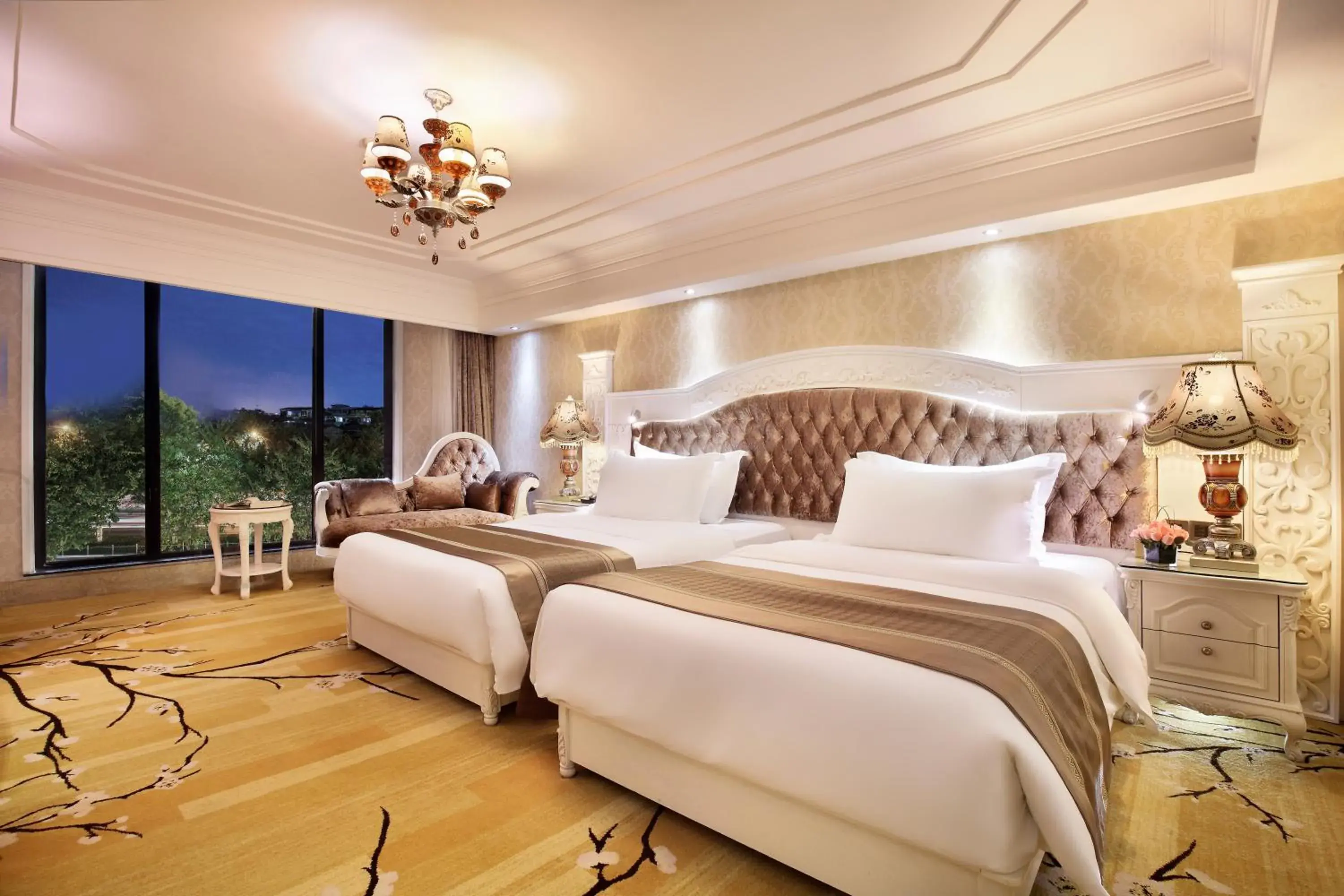 Deluxe Twin Room in Grand Bravo Guilin Deluxe Twin Room in Grand Bravo Guilin