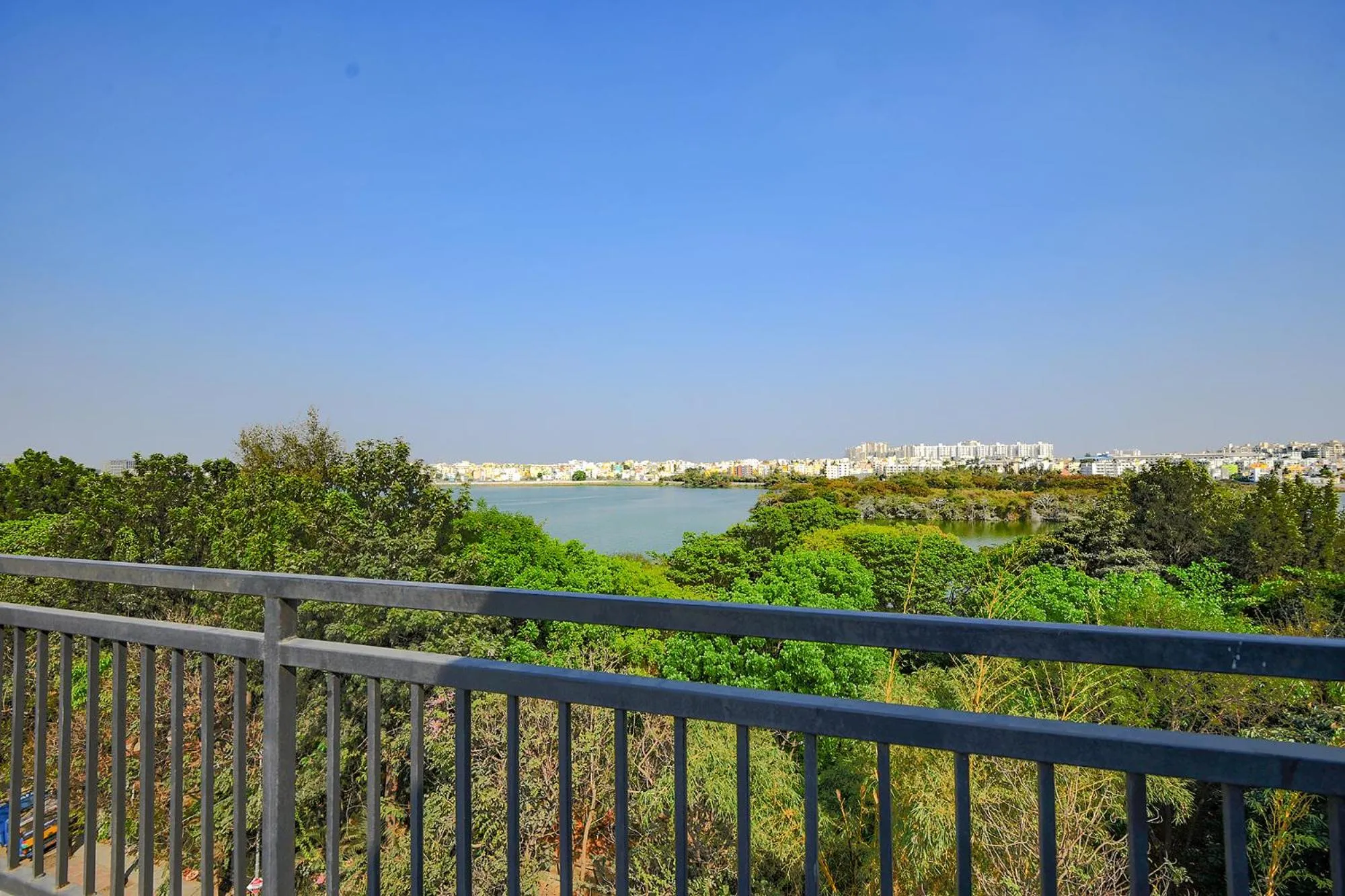 Balcony/Terrace in FabHotel GR Lake View - BTM Layout