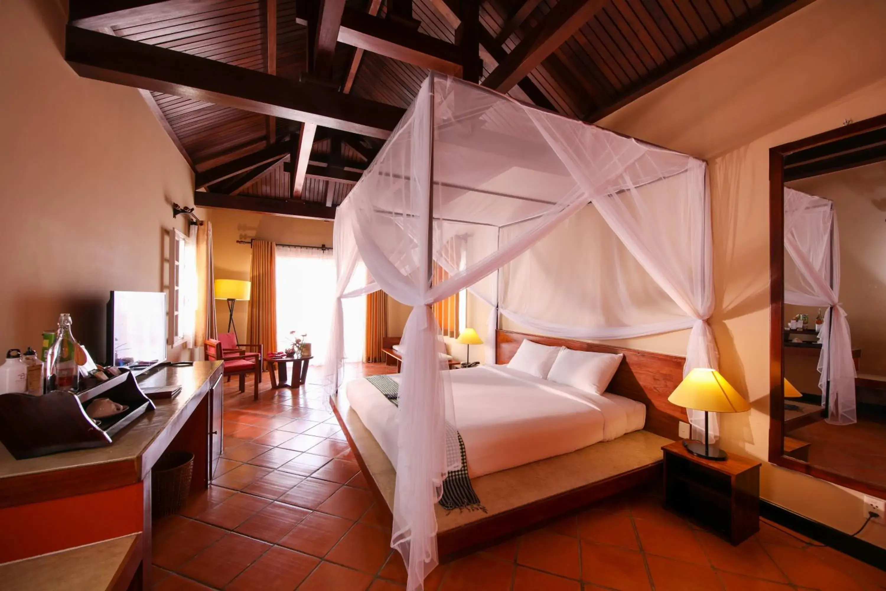 Deluxe Double Room in Victoria Nui Sam Lodge Deluxe Double Room in Victoria Nui Sam Lodge