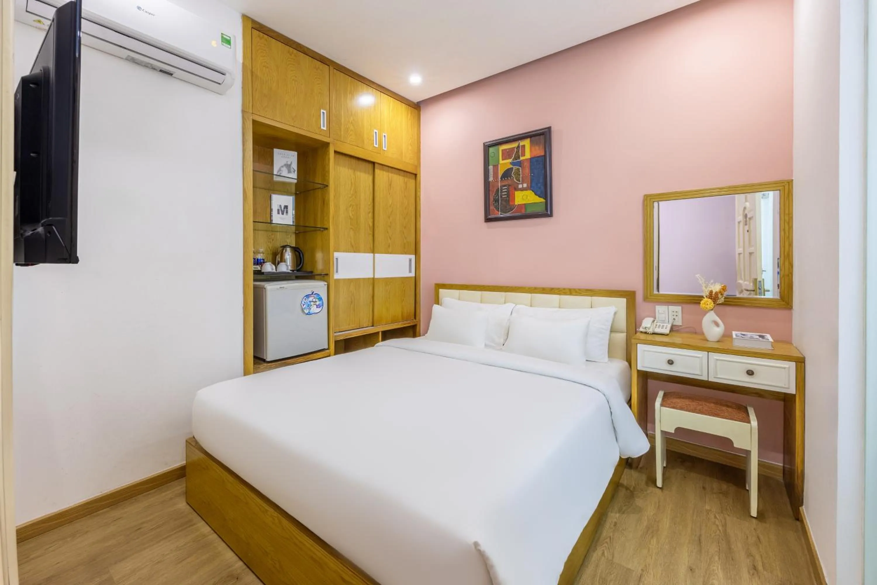 Bed in A25 Hotel - 75 Lê Thị Hồng Gấm