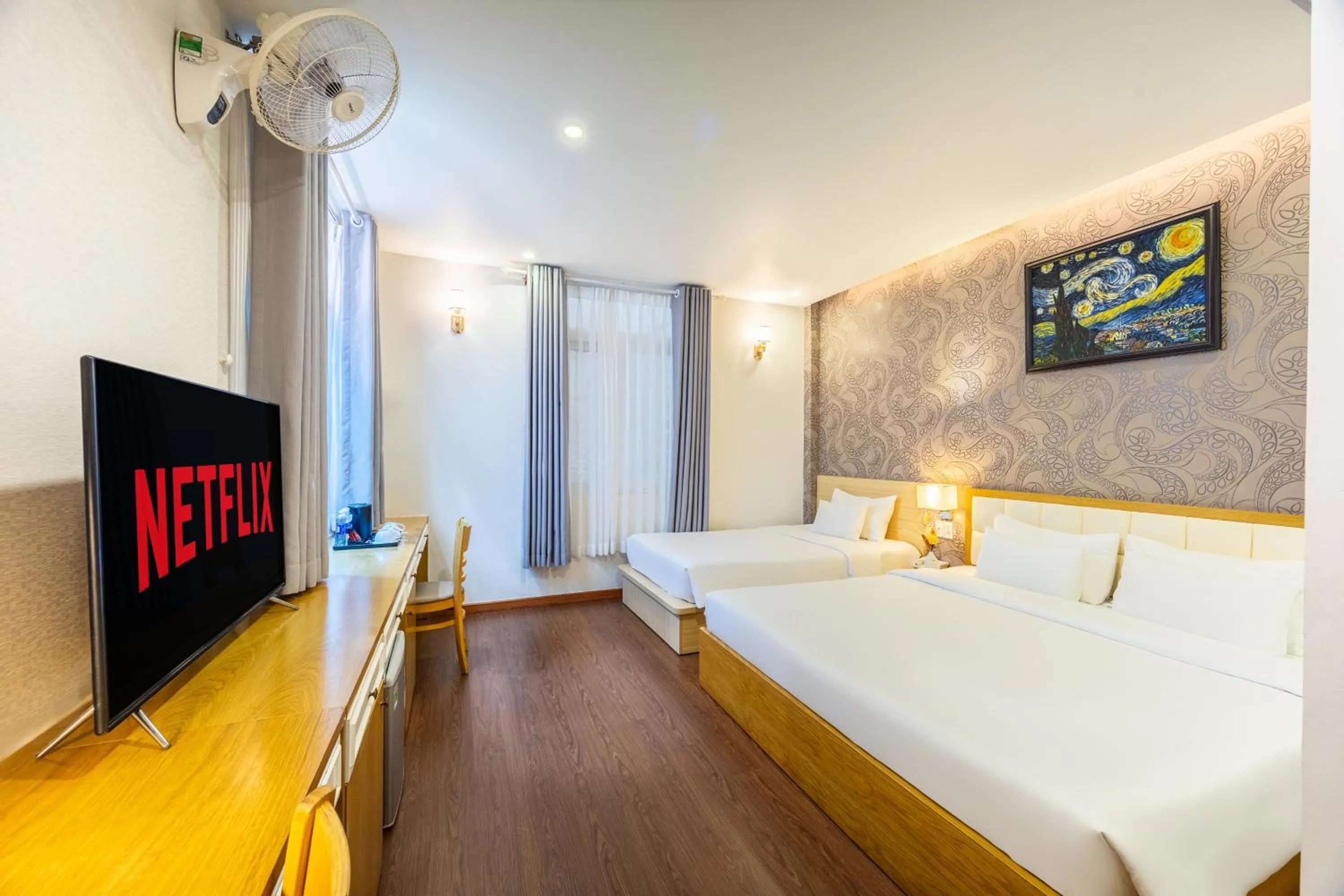 Bed in A25 Hotel - 75 Lê Thị Hồng Gấm