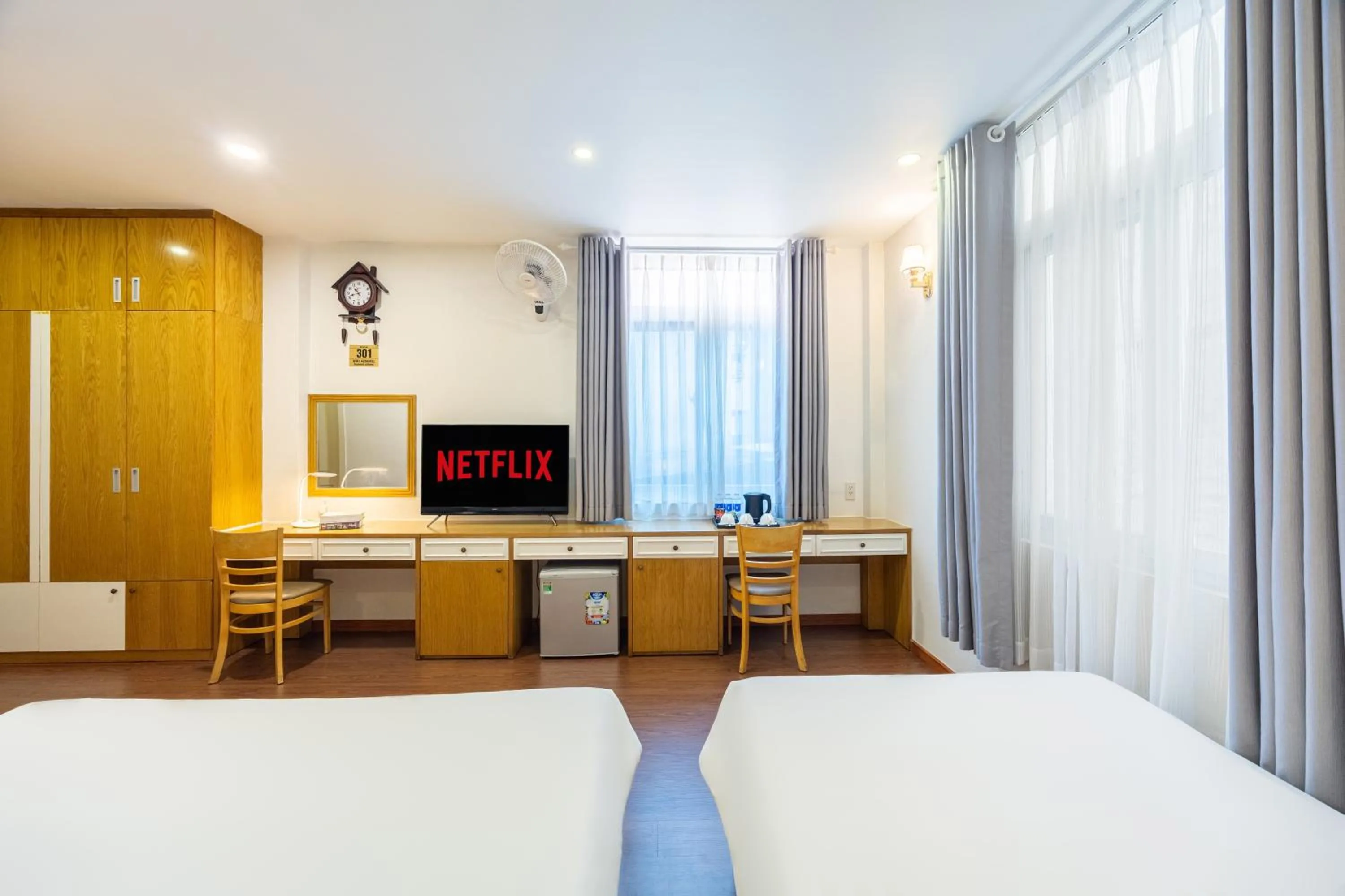 Bed in A25 Hotel - 75 Lê Thị Hồng Gấm