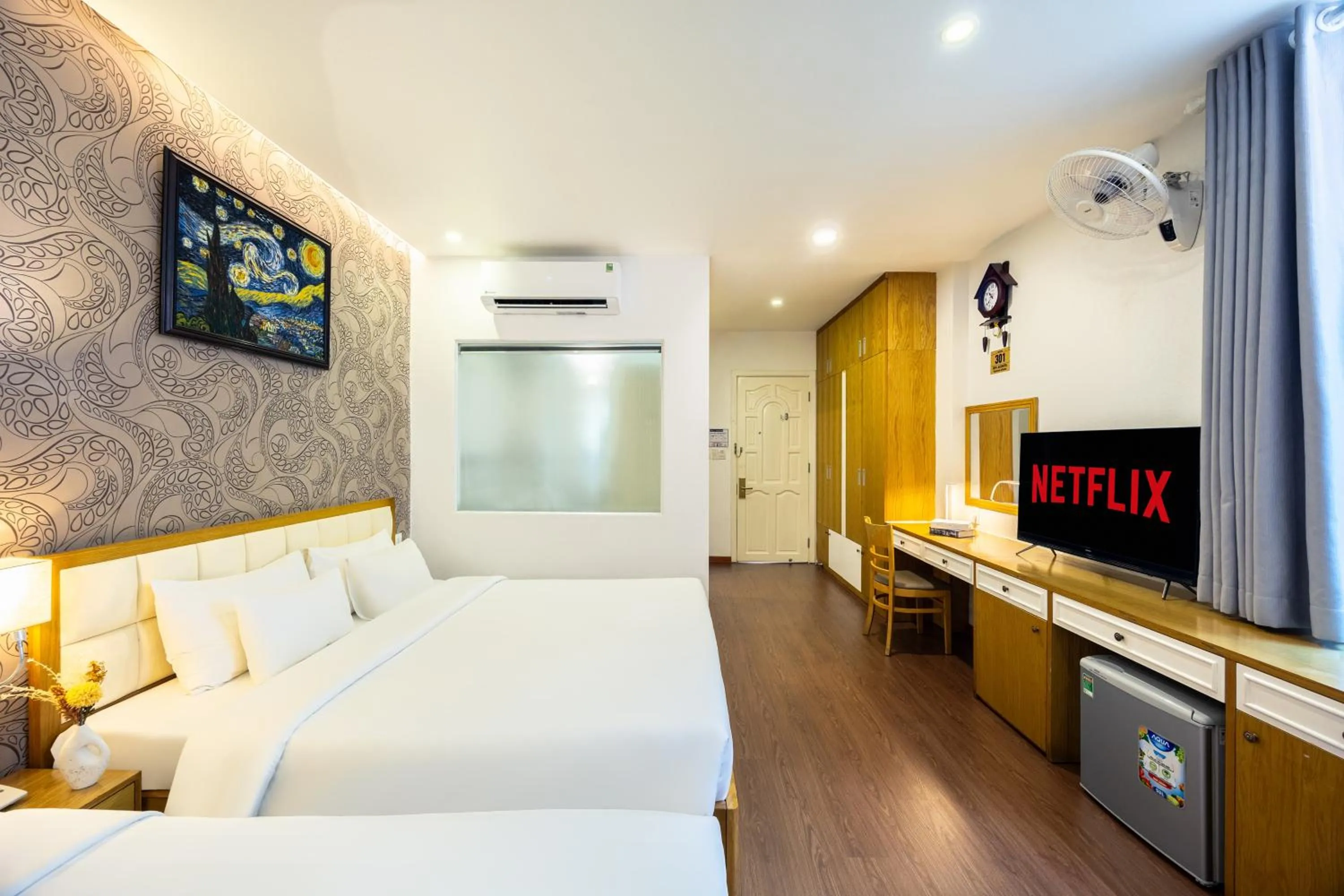 Bed in A25 Hotel - 75 Lê Thị Hồng Gấm