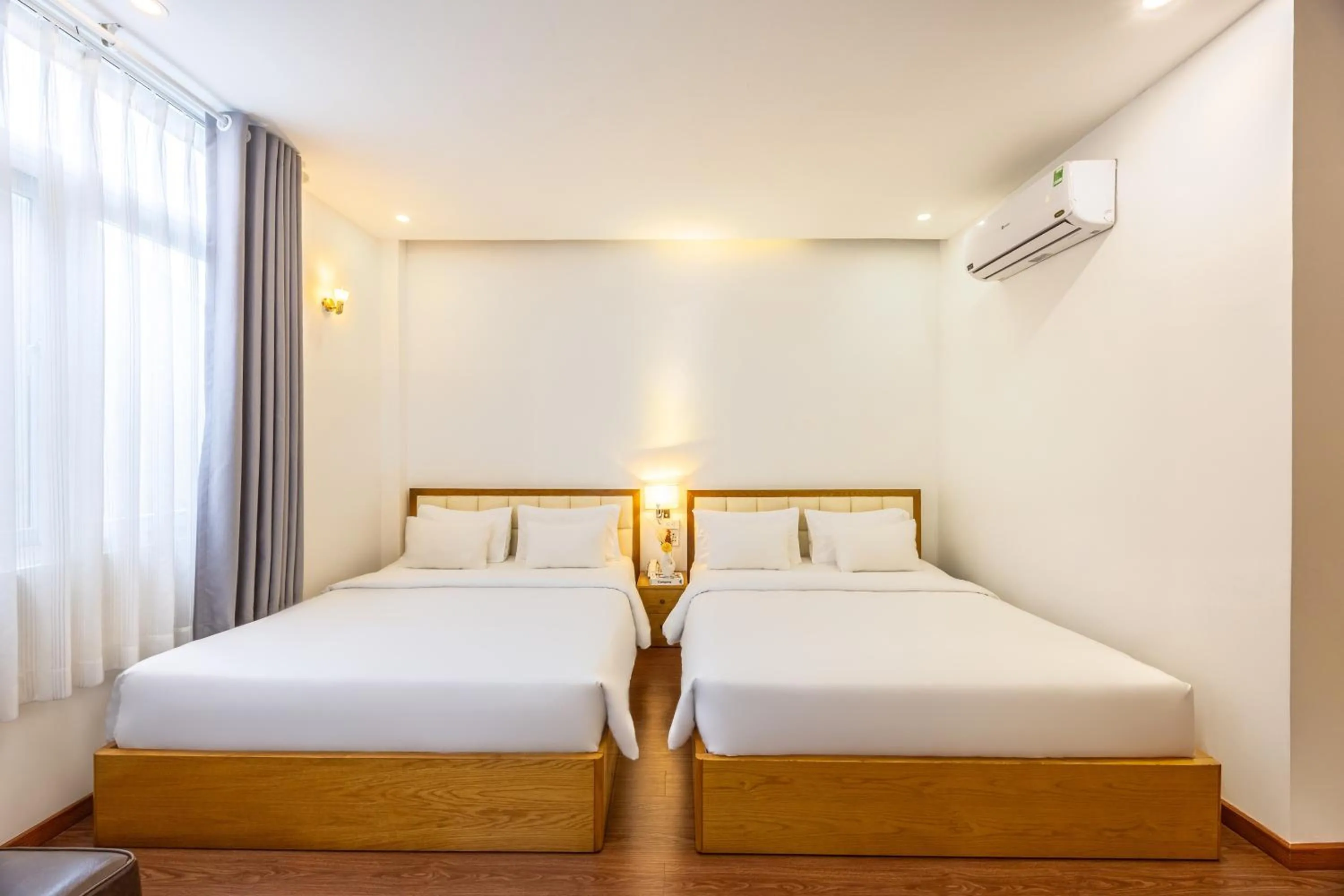 Bed in A25 Hotel - 75 Lê Thị Hồng Gấm