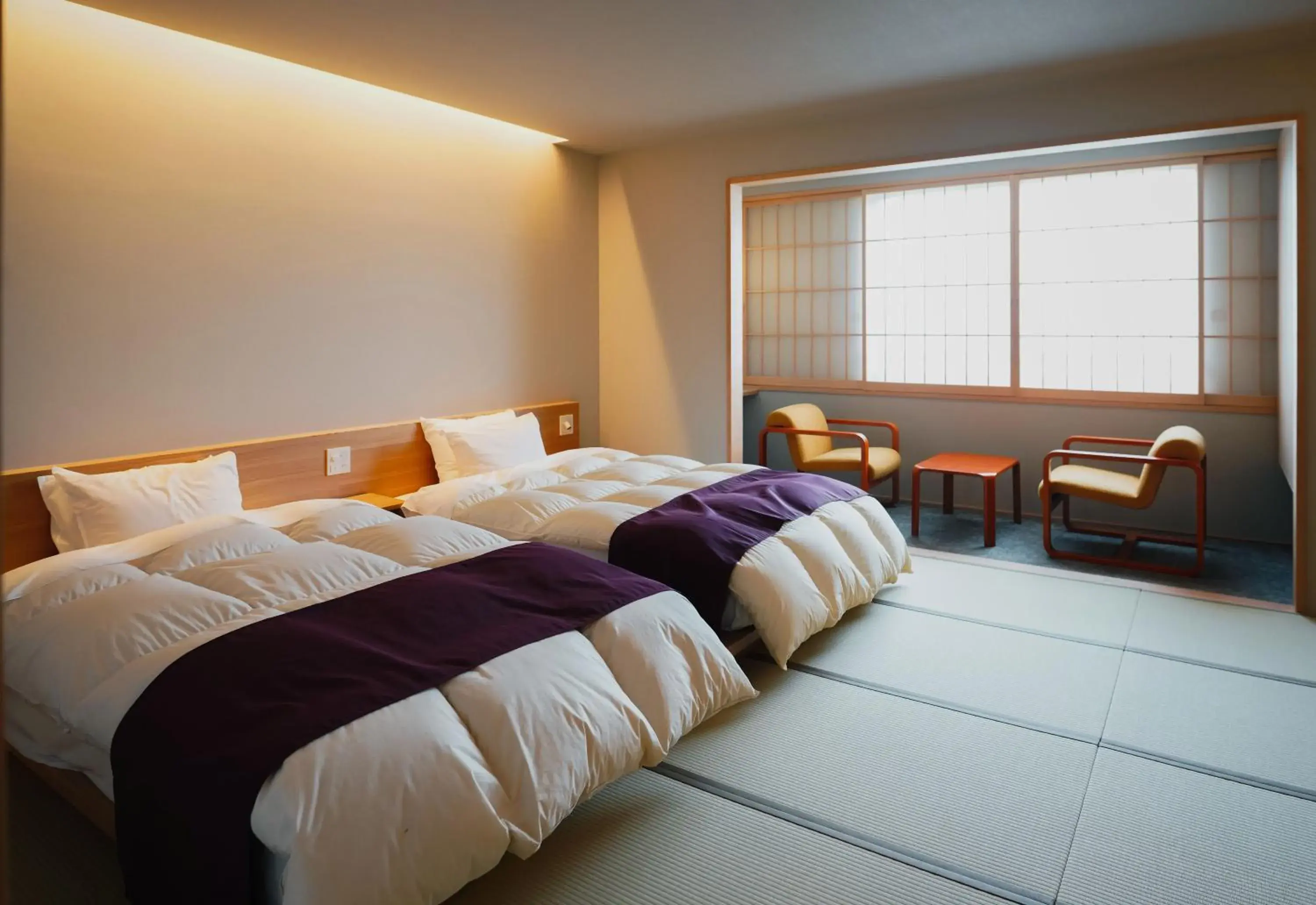 Renewal Twin Room with Tatami Area in Yuyado Unzen Shinyu Renewal Twin Room with Tatami Area in Yuyado Unzen Shinyu