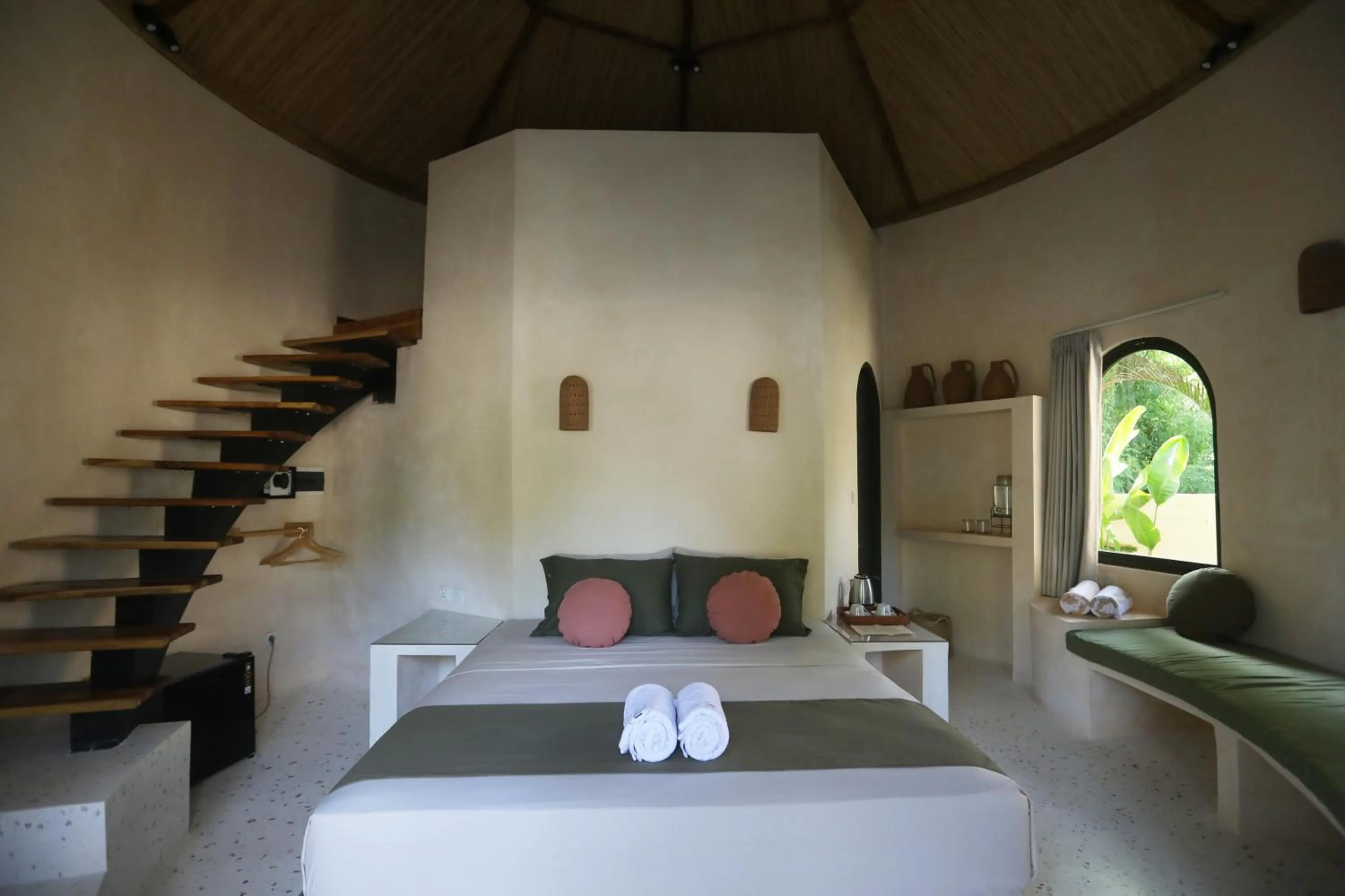 Property building, Bed in Tiu Oasis Lombok