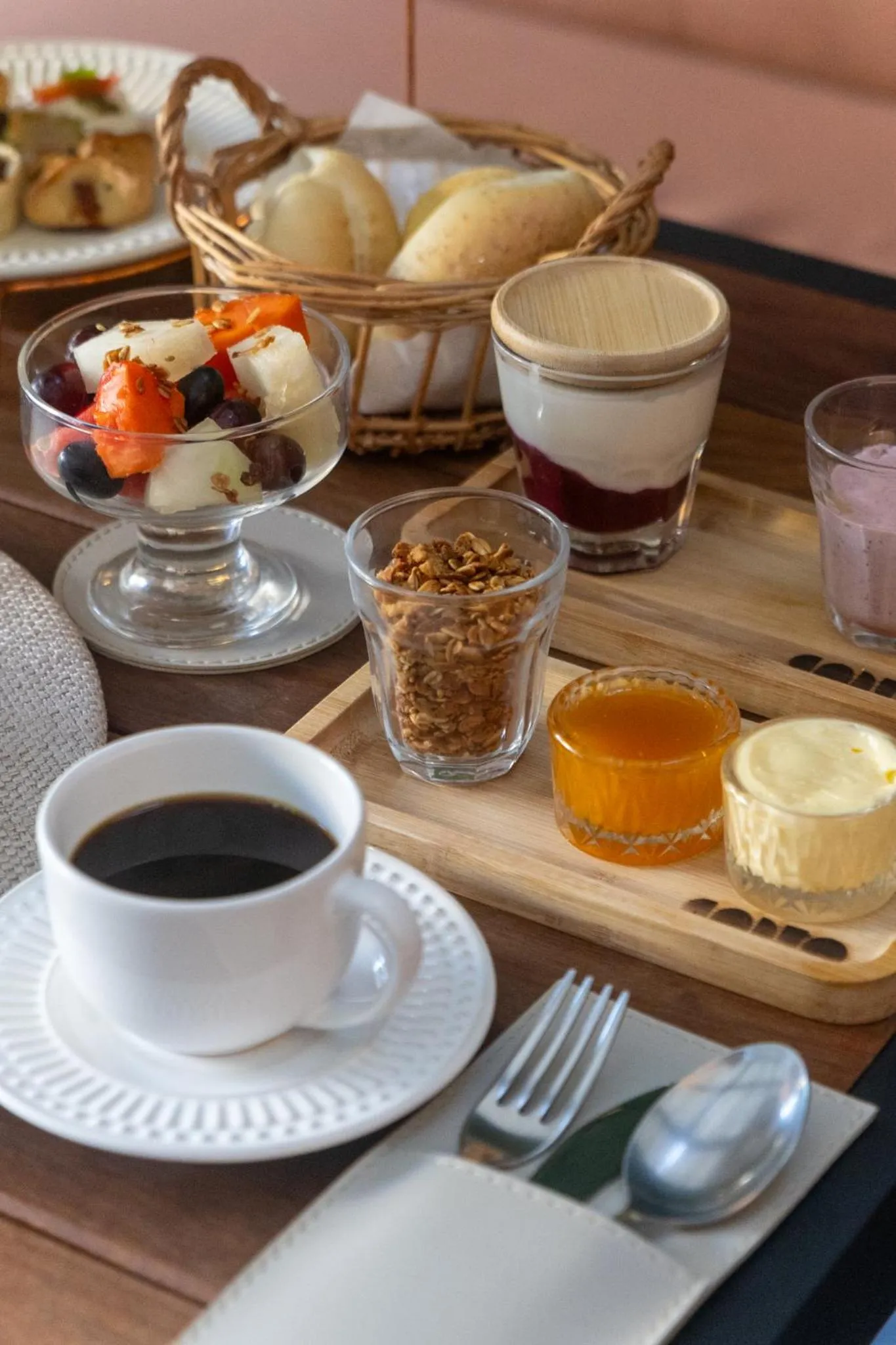 Continental breakfast in Canto Hotel