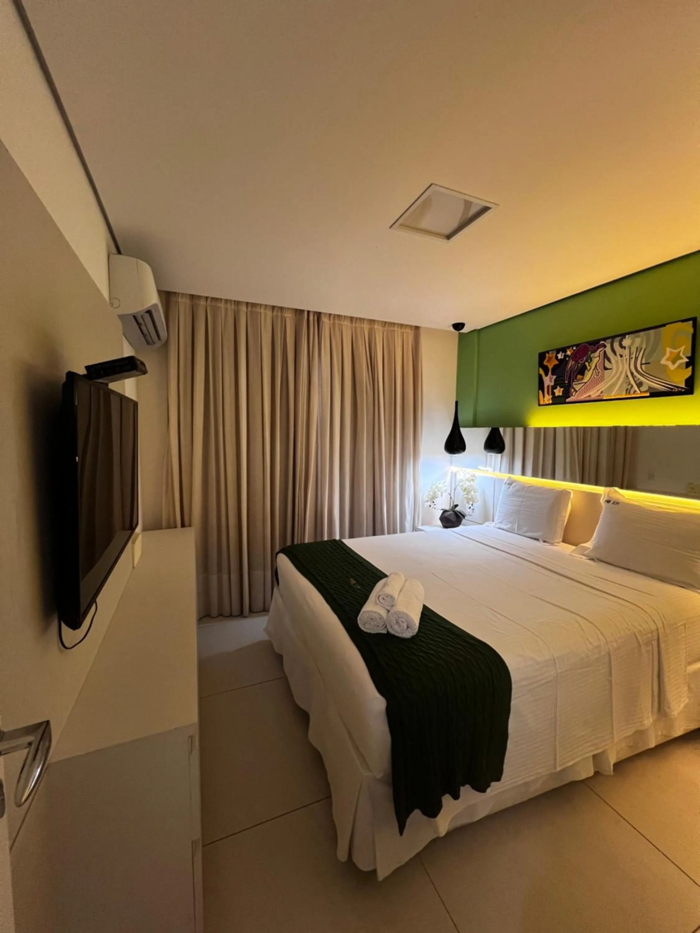 Bed in Bicalho Flat Beira Mar Praia PontaNegra -Natal