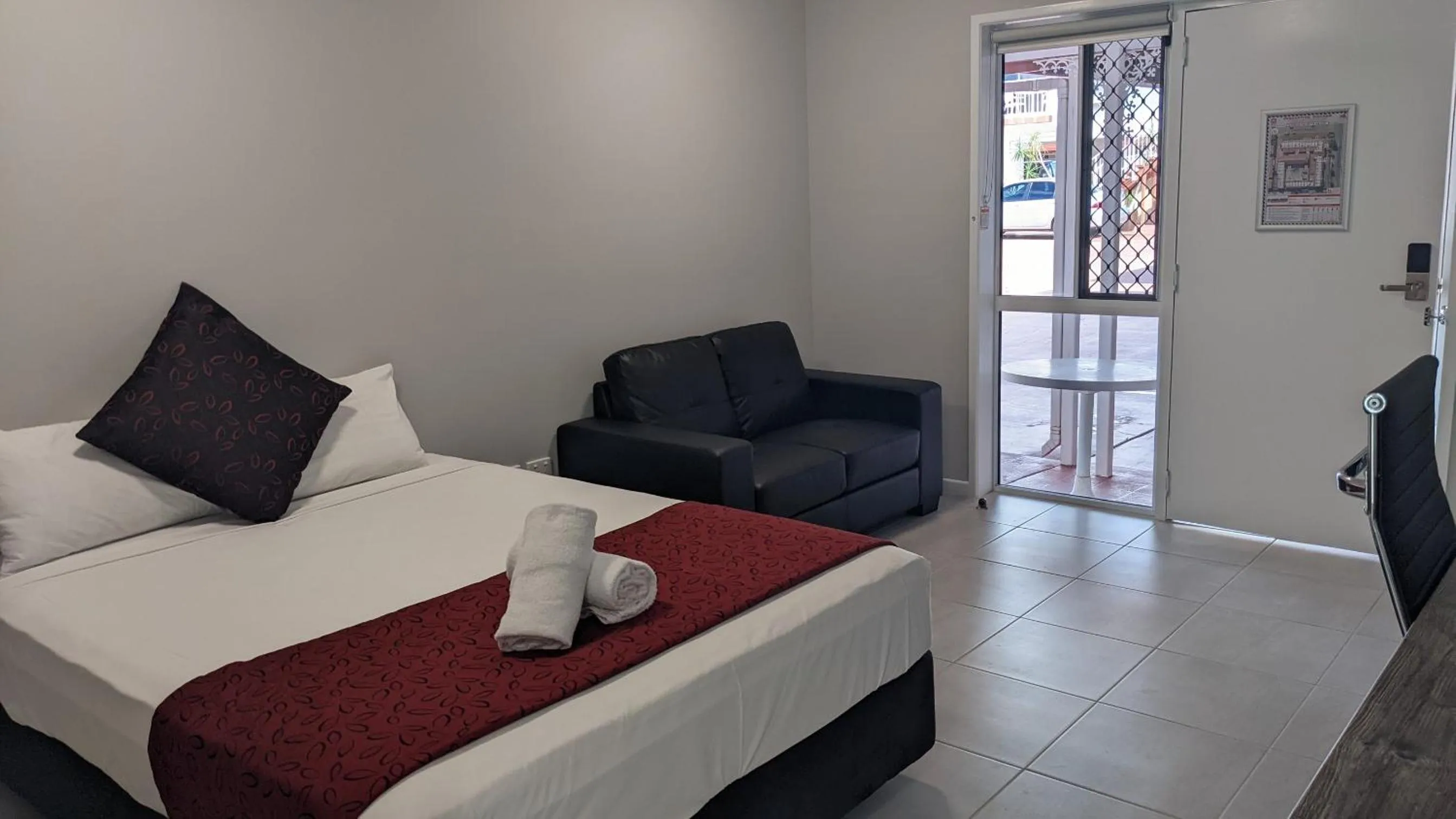 Bed in Monte Carlo Motor Inn